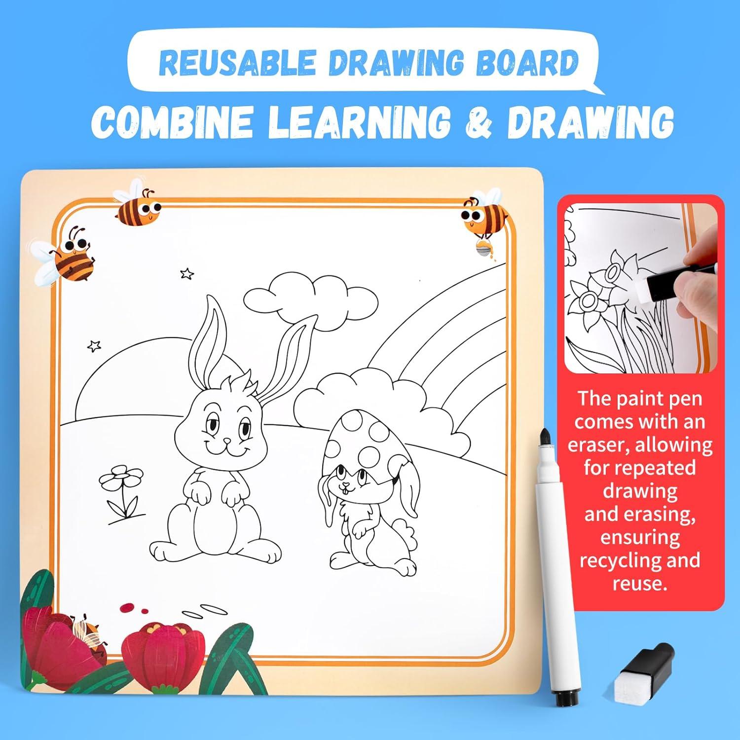 Tablero Magnético de Laberinto Alfabético RAO PING - 31.2 cm