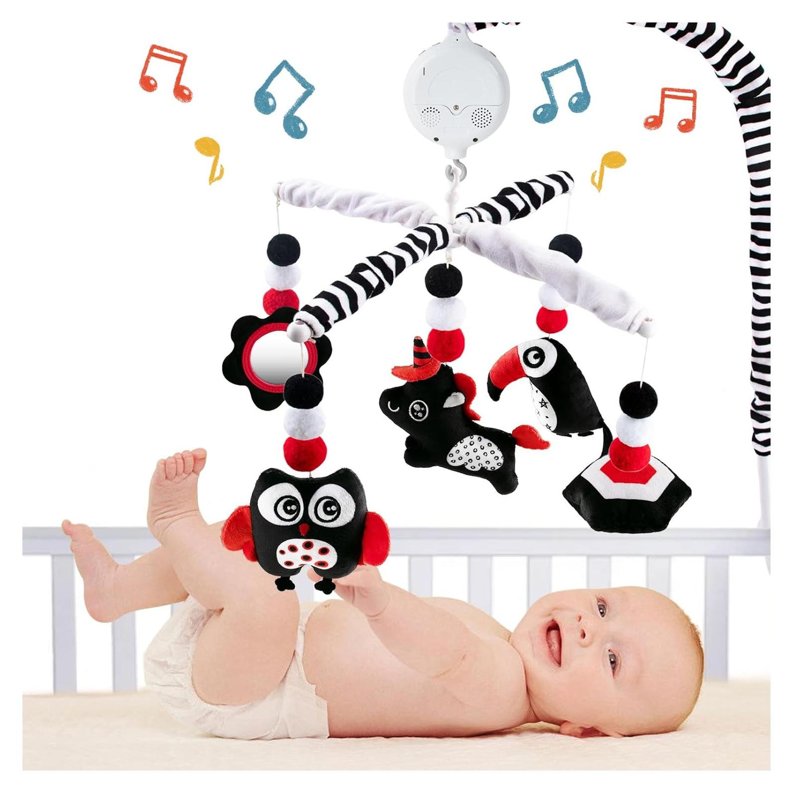 Móvil de Cuna para Bebés teytoy HJC10130TT63 Blanco y Negro