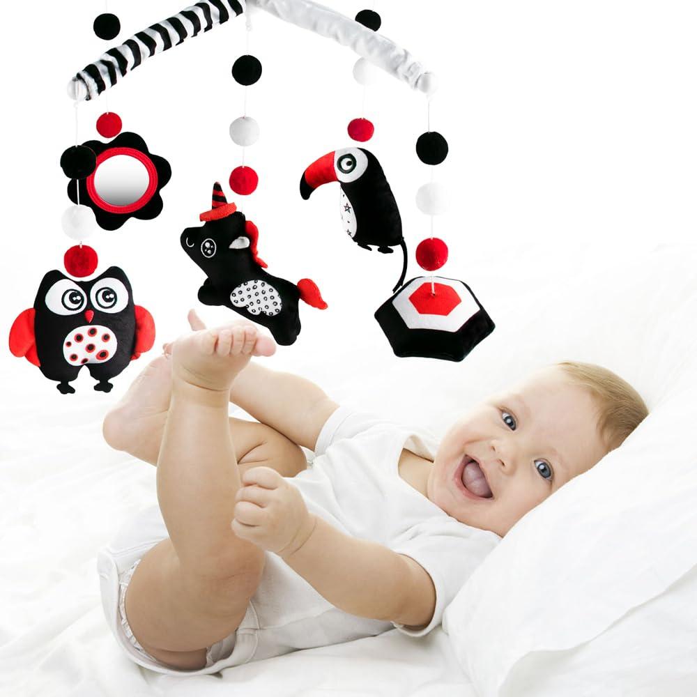 Móvil de Cuna para Bebés teytoy HJC10130TT63 Blanco y Negro
