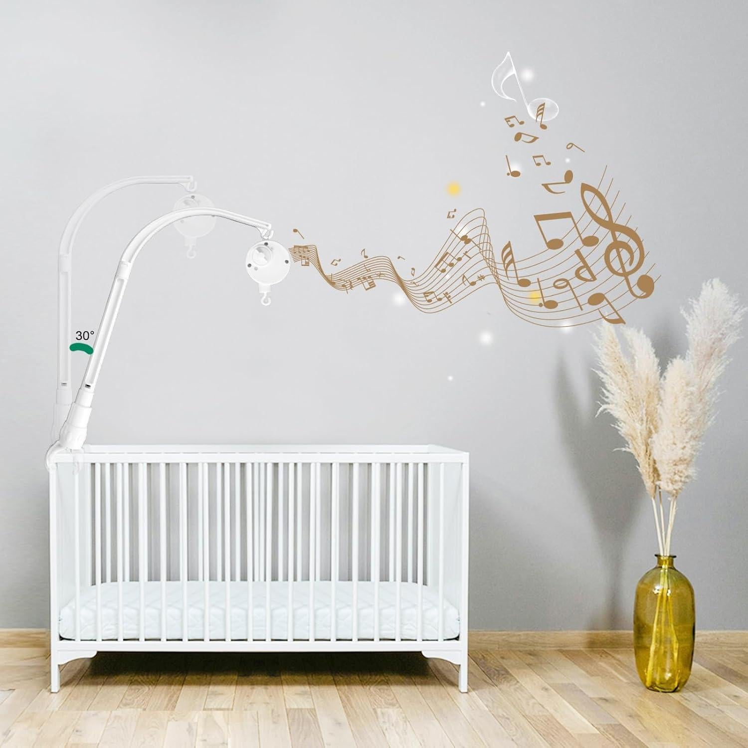 Soporte de brazo para móvil de cuna LIUDHPSP 58.4 cm ajustable