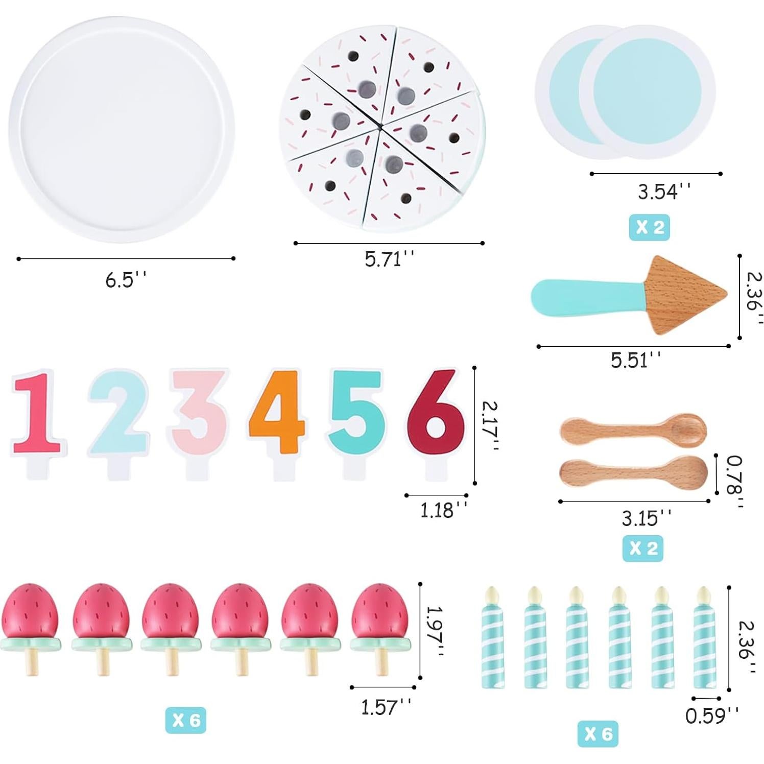 Juego de Cafetera de Madera Zhejiang - 18 Piezas para Niños