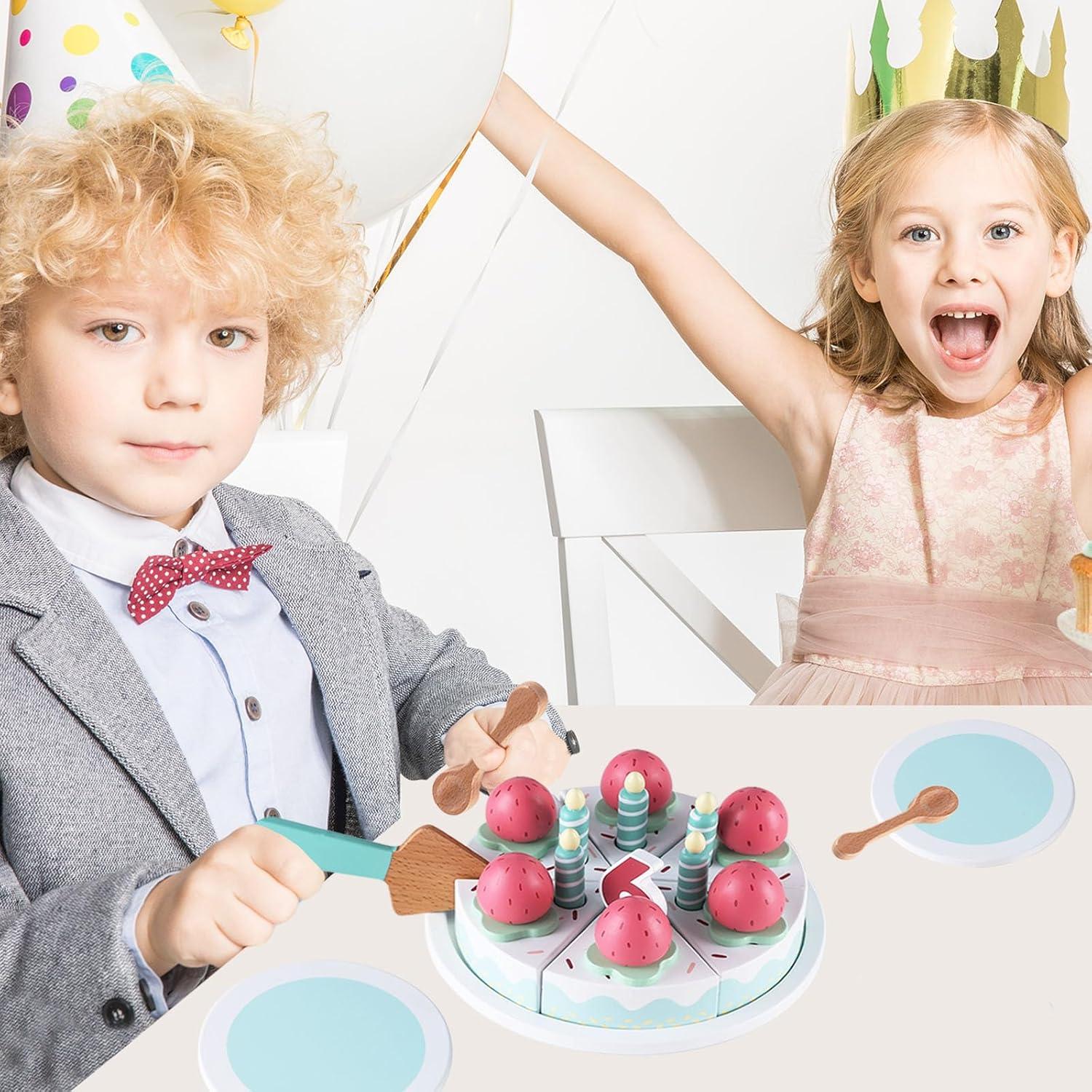 Juego de Cafetera de Madera Zhejiang - 18 Piezas para Niños