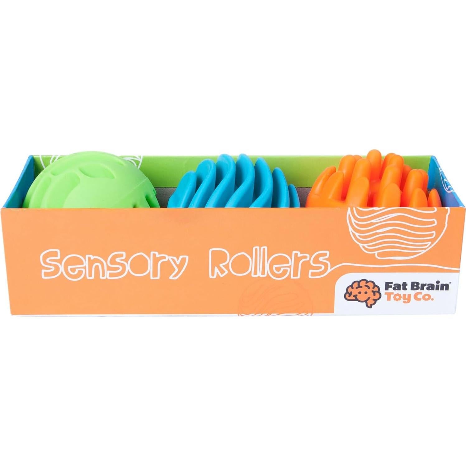 Rodillos Sensoriales Fat Brain Toys - Esferas con Campanas