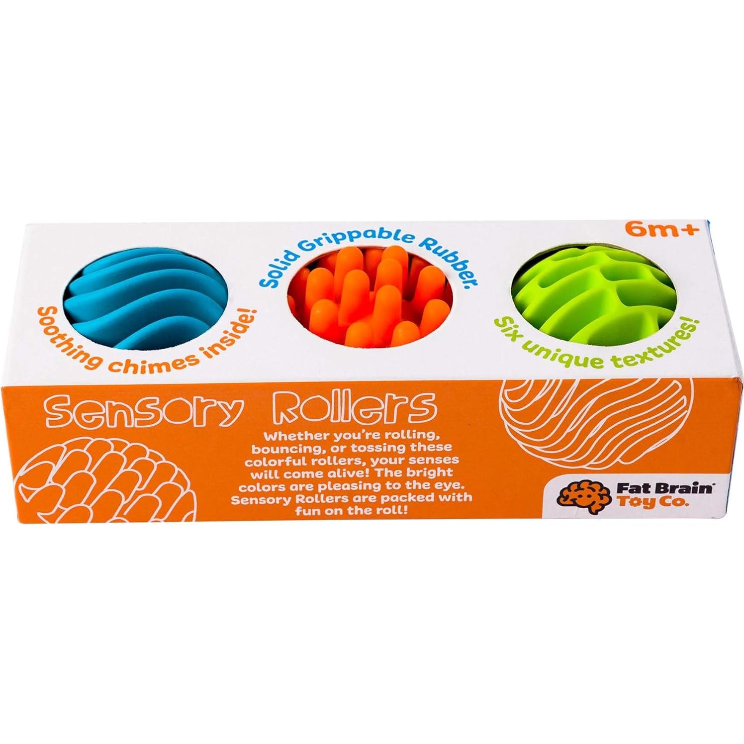 Rodillos Sensoriales Fat Brain Toys - Esferas con Campanas
