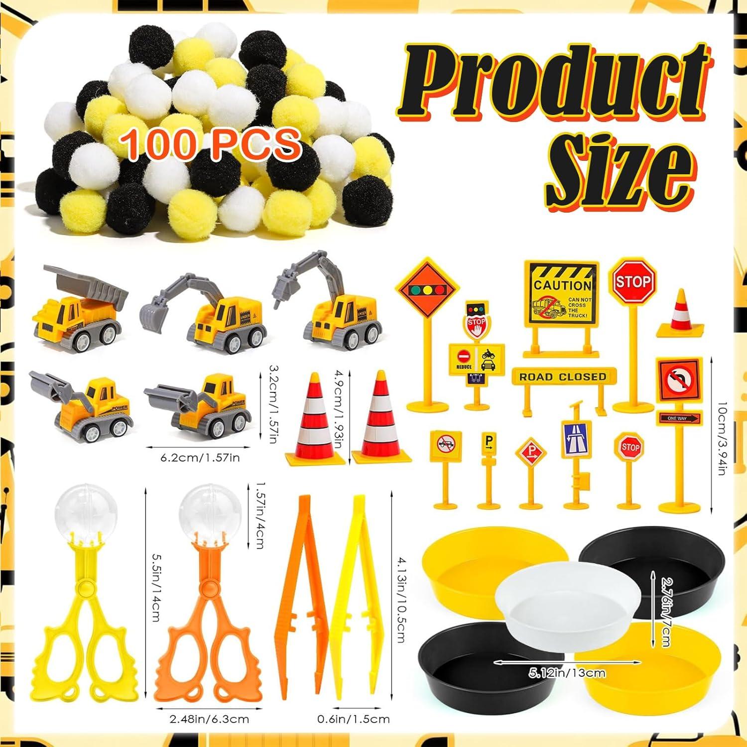 128 Piezas Juguetes Sensoriales de Construcción Viprest