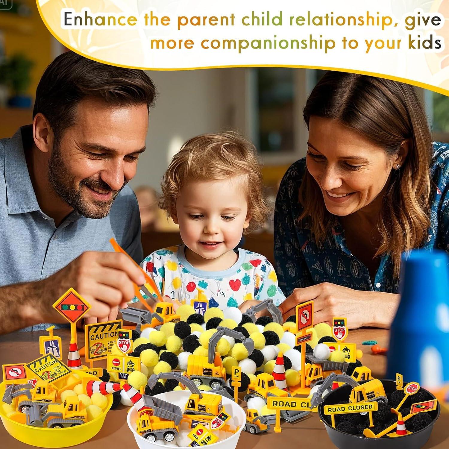 128 Piezas Juguetes Sensoriales de Construcción Viprest