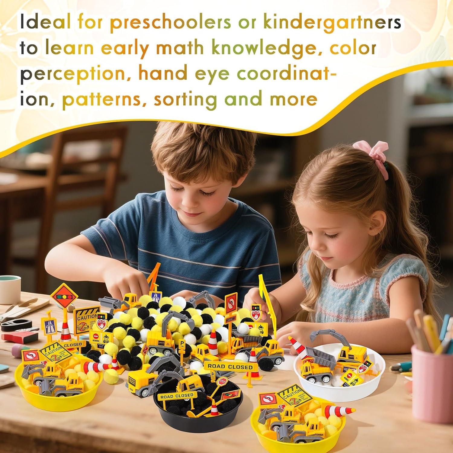 128 Piezas Juguetes Sensoriales de Construcción Viprest