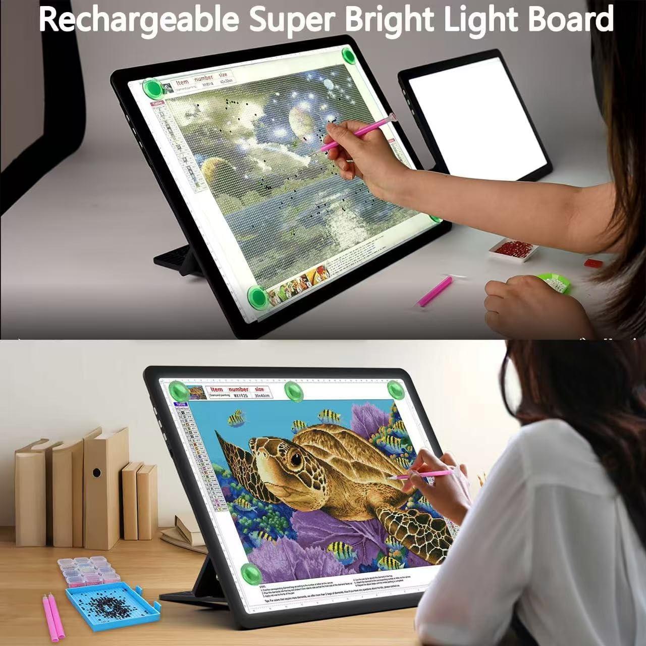 Tablero de Luz A2 Zocelight Recargable Magnético 64x46cm