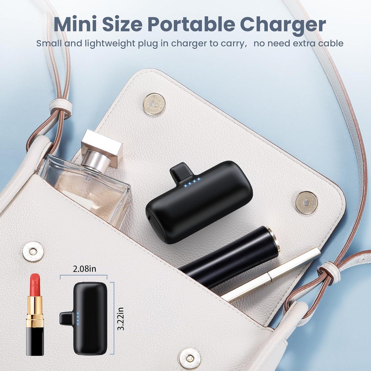 Cargador Portátil Mini 5200mAh para iPhone - 2 Pack