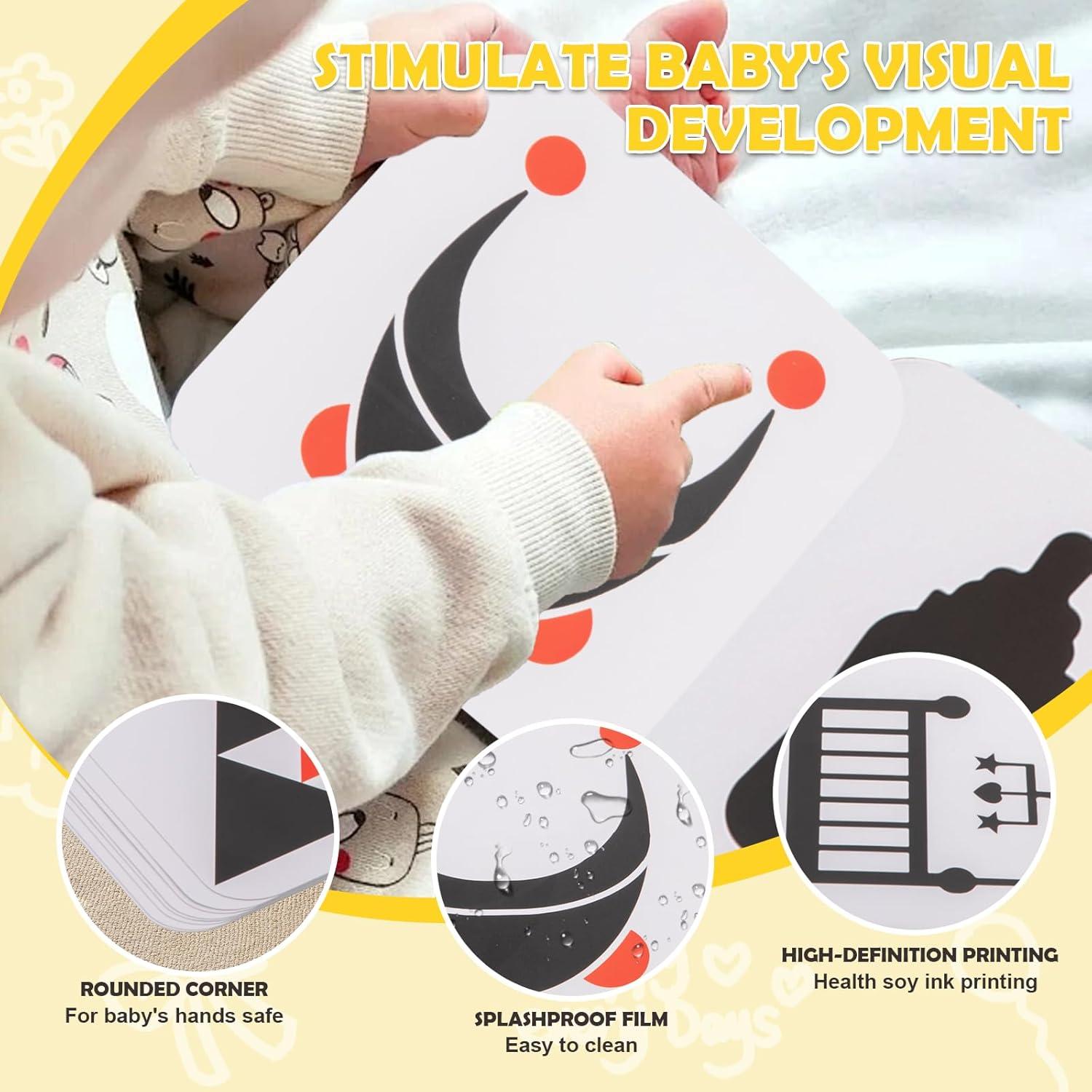 Juguetes Montessori 8 en 1 para Bebés 0-6 Meses - Desarrollo Sensorial