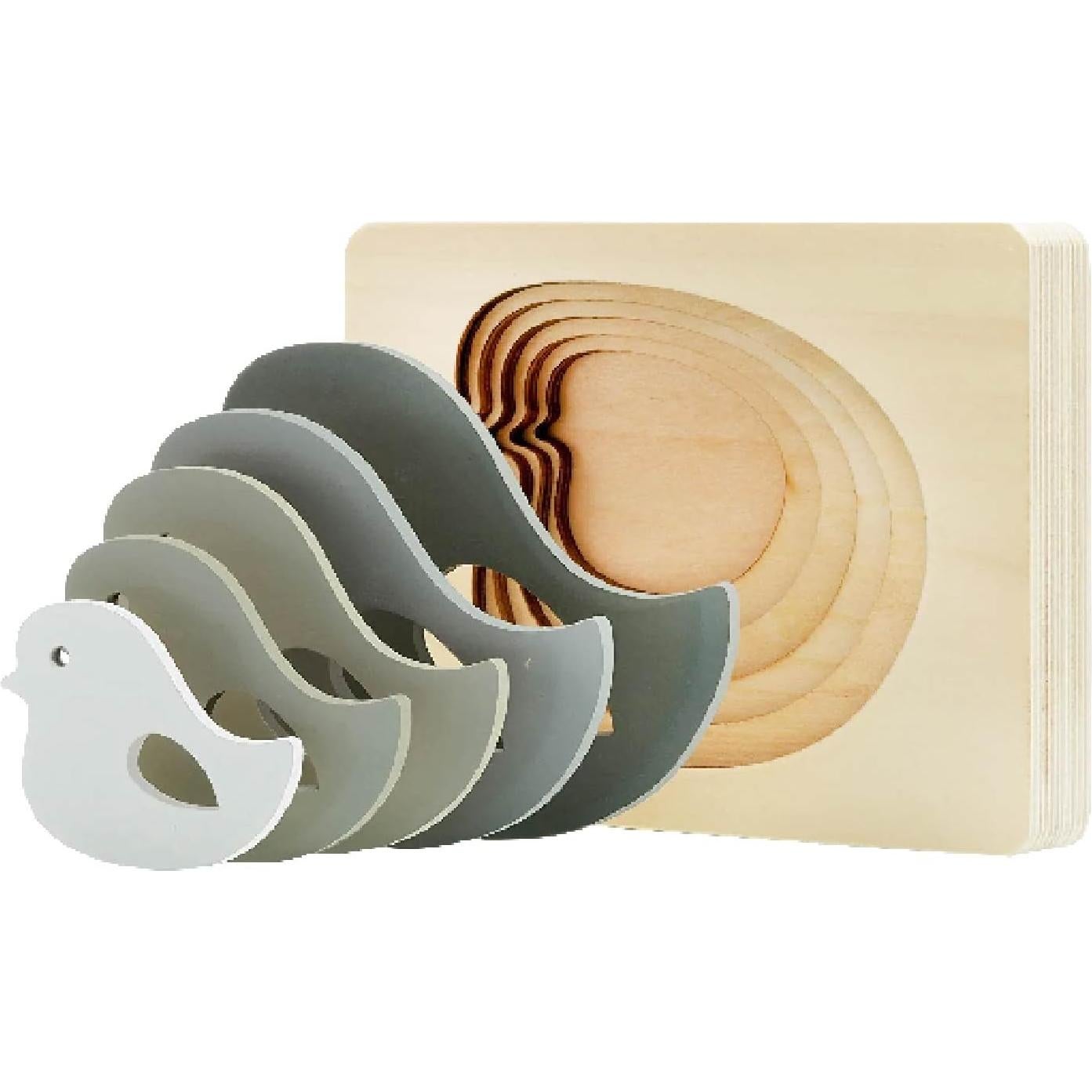 Rompecabezas de Madera TEKOR 4 Piezas Animales Educativos