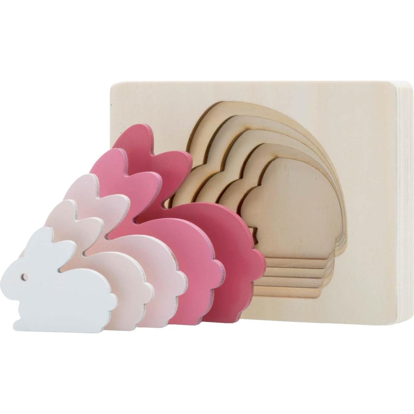 Rompecabezas de Madera TEKOR 4 Piezas Animales Educativos