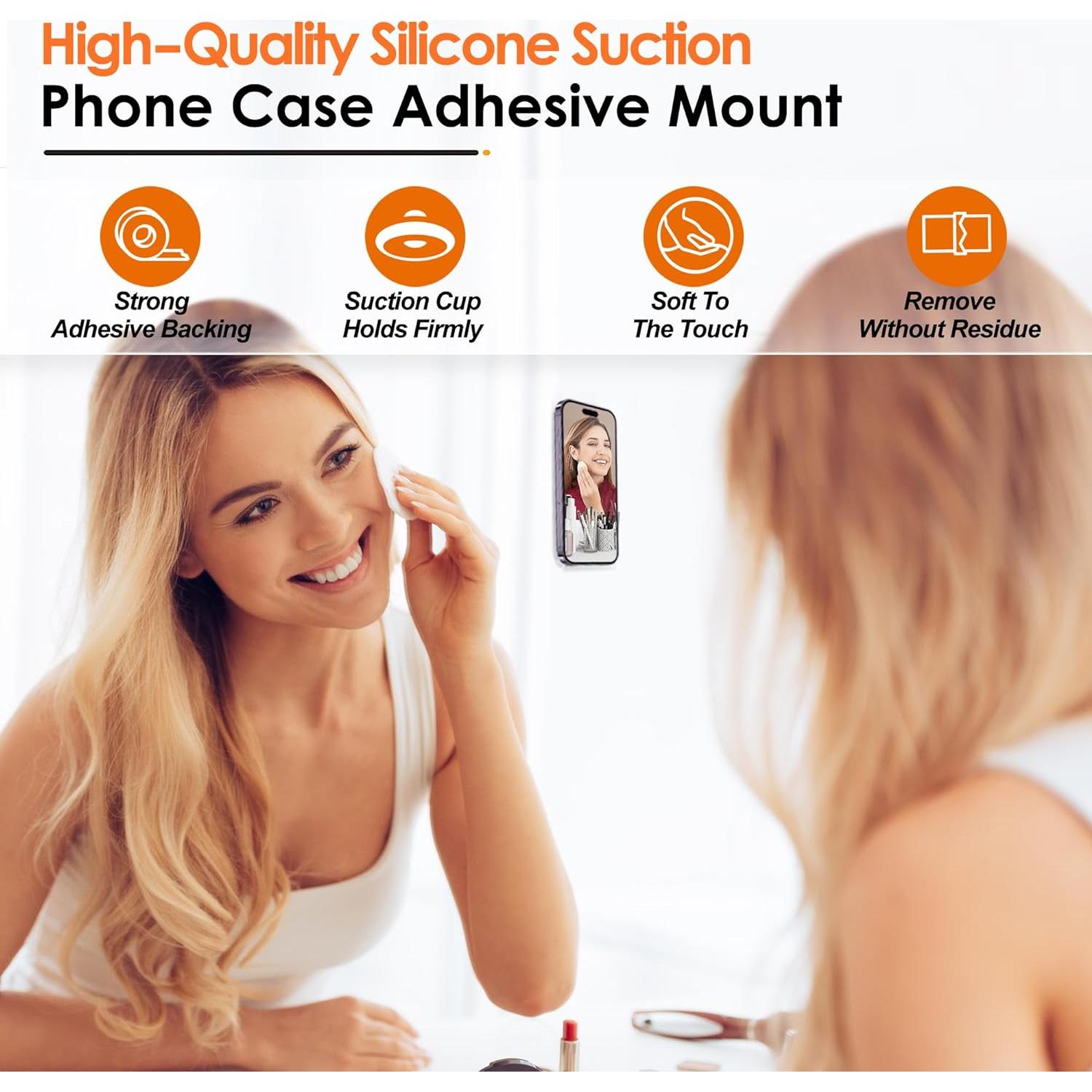 Soporte de teléfono con succión Aview 2Pcs antideslizante