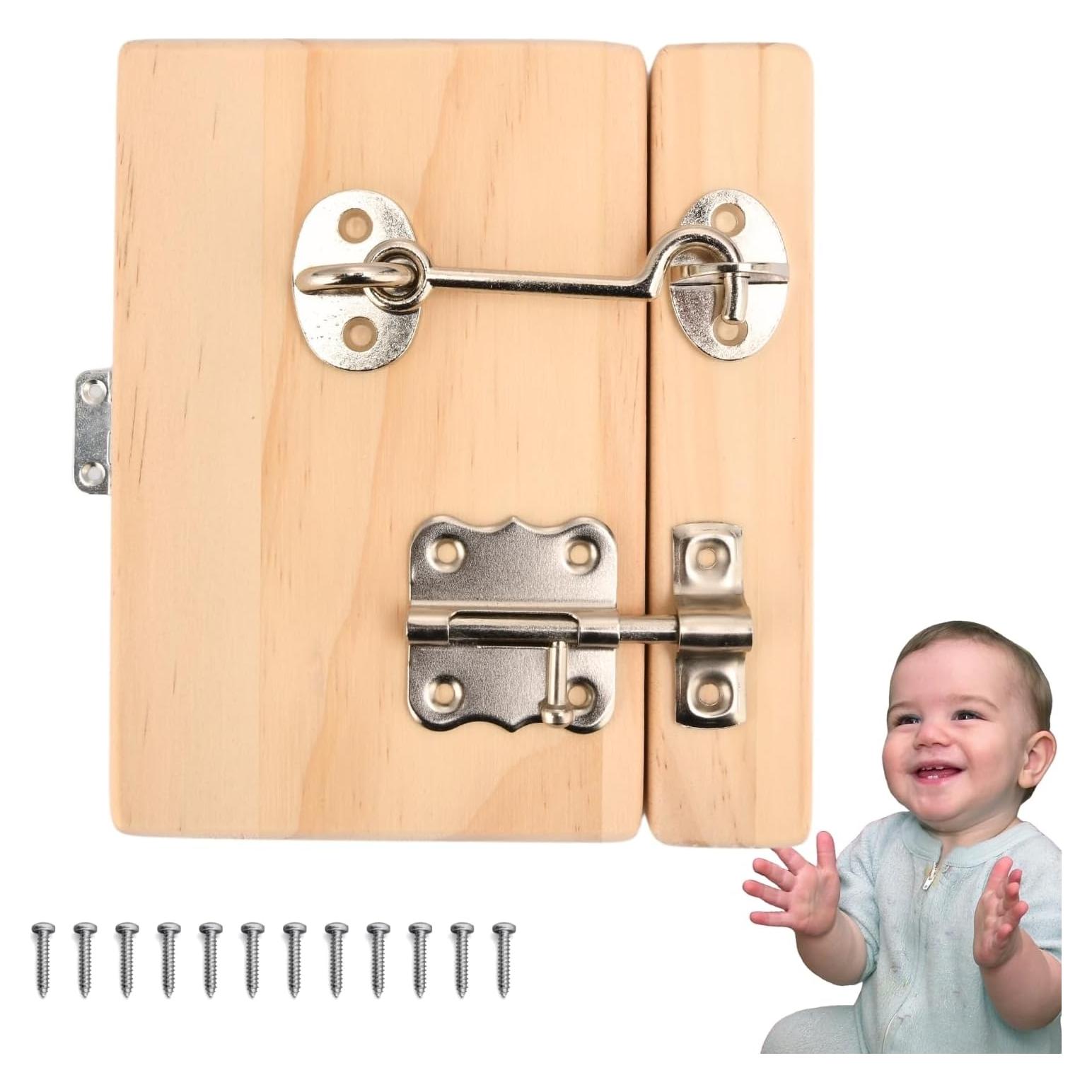 Juego de Tablero Ocupado de Madera Montessori - Potatomato - Kit Educativo