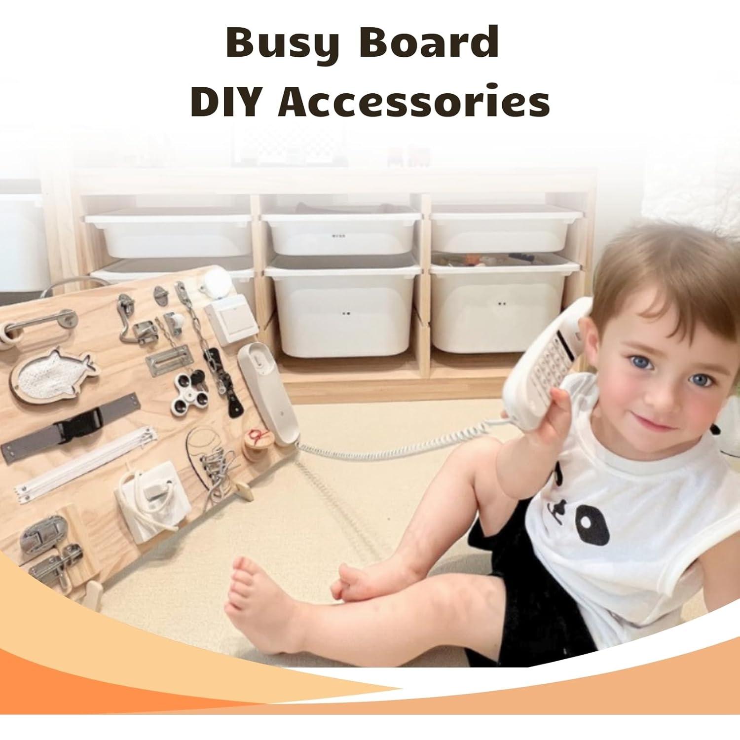 Juego de Tablero Ocupado de Madera Montessori - Potatomato - Kit Educativo