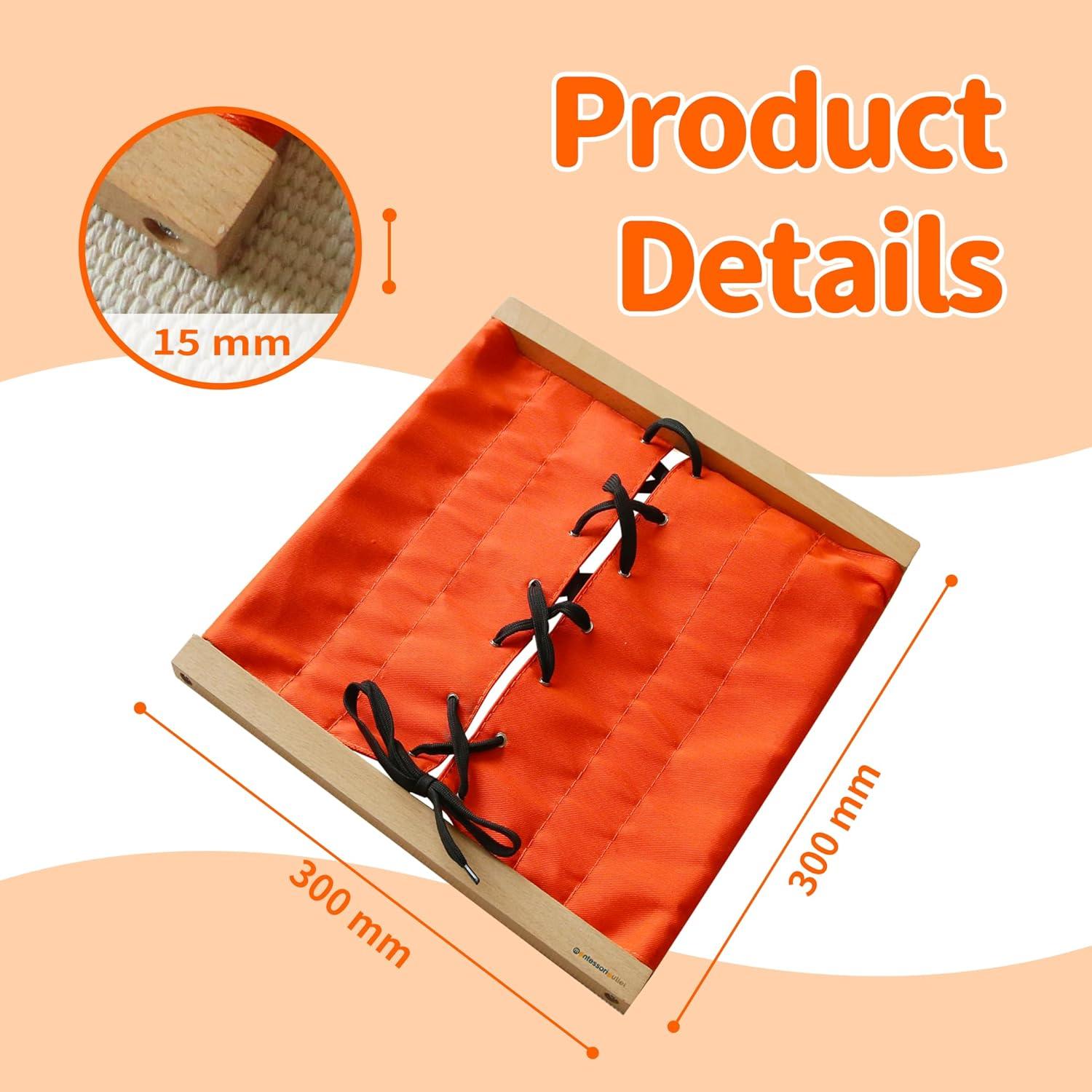 Marco de Enhebrado Montessori Outlet para Niños 3-6 Años