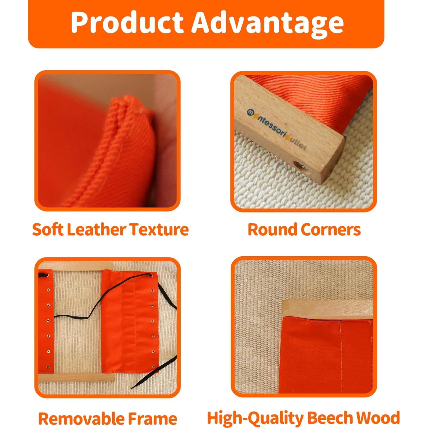 Marco de Enhebrado Montessori Outlet para Niños 3-6 Años