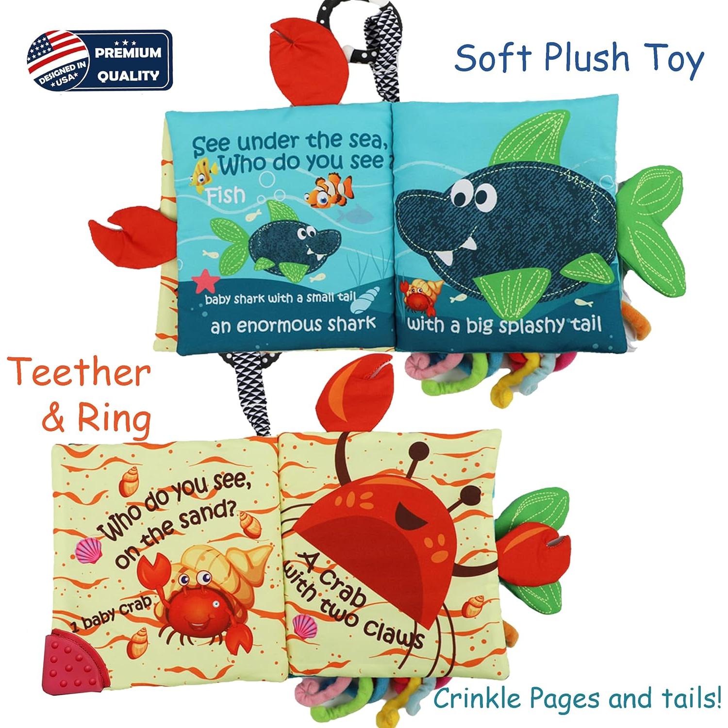 Libro de Tela para Bebés Bebe Mondo - Actividad Interactiva