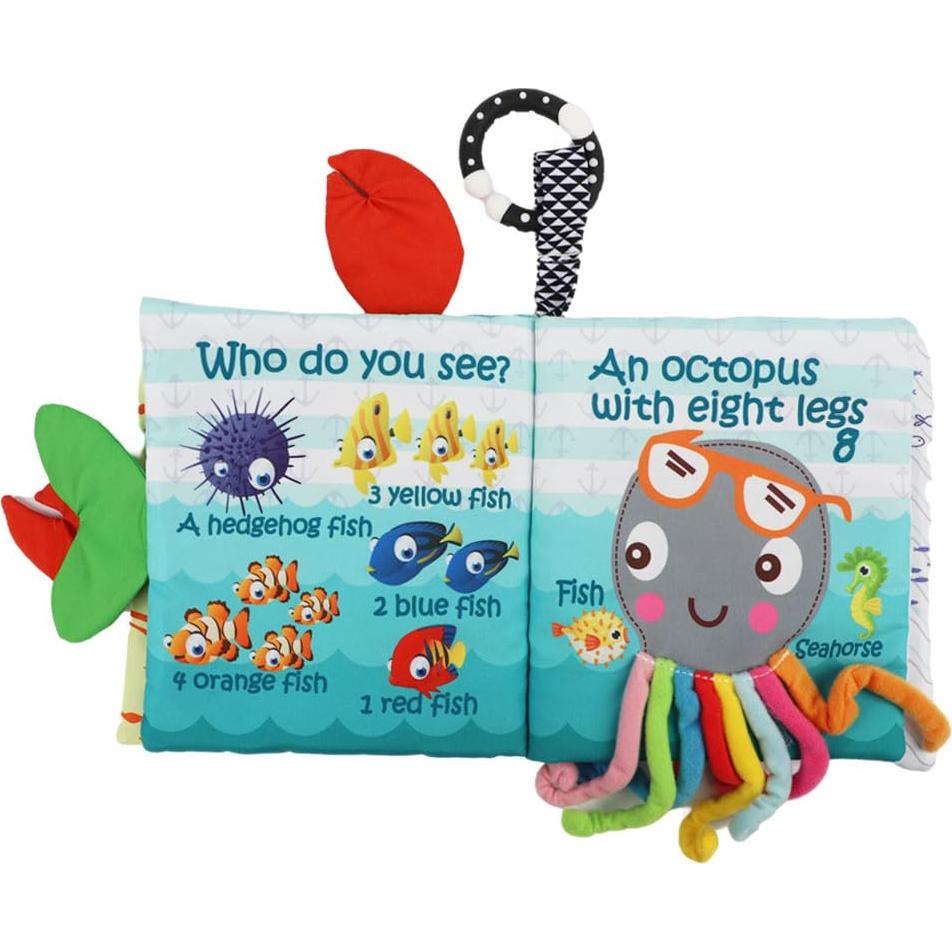 Libro de Tela para Bebés Bebe Mondo - Actividad Interactiva