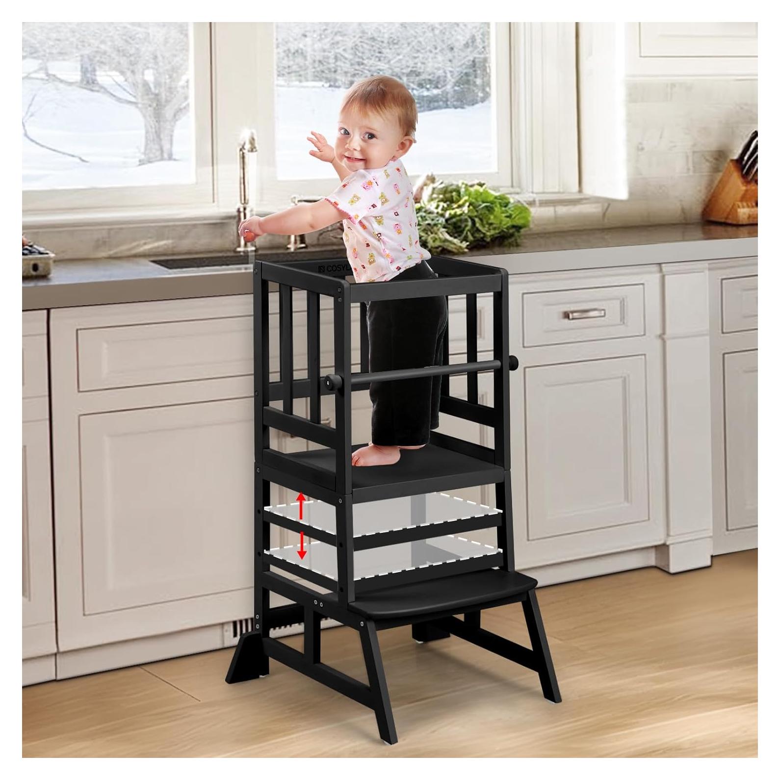 Torre de Aprendizaje Cosyland para Niños - Taburete Ajustable 90 cm