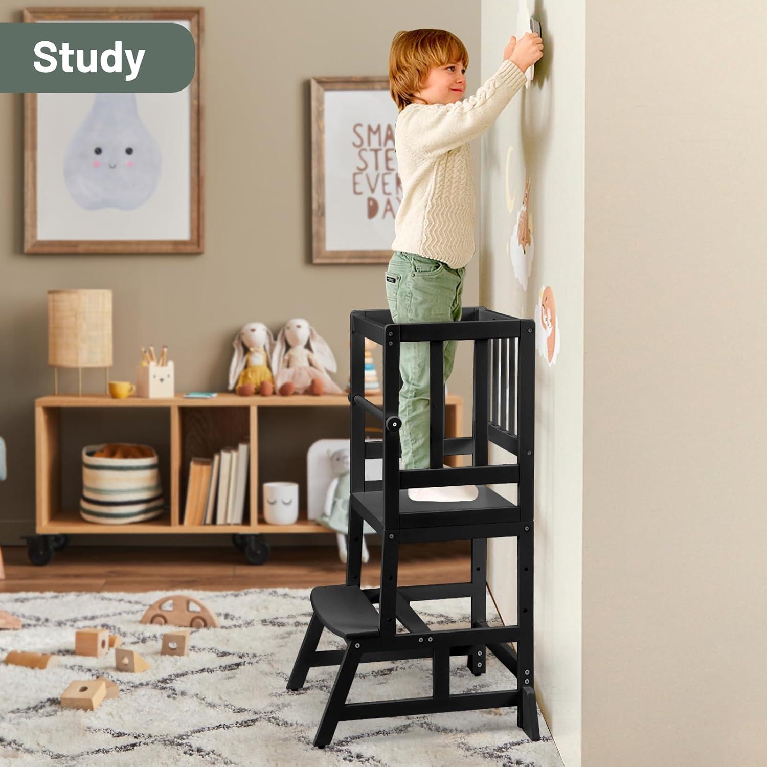 Torre de Aprendizaje Cosyland para Niños - Taburete Ajustable 90 cm