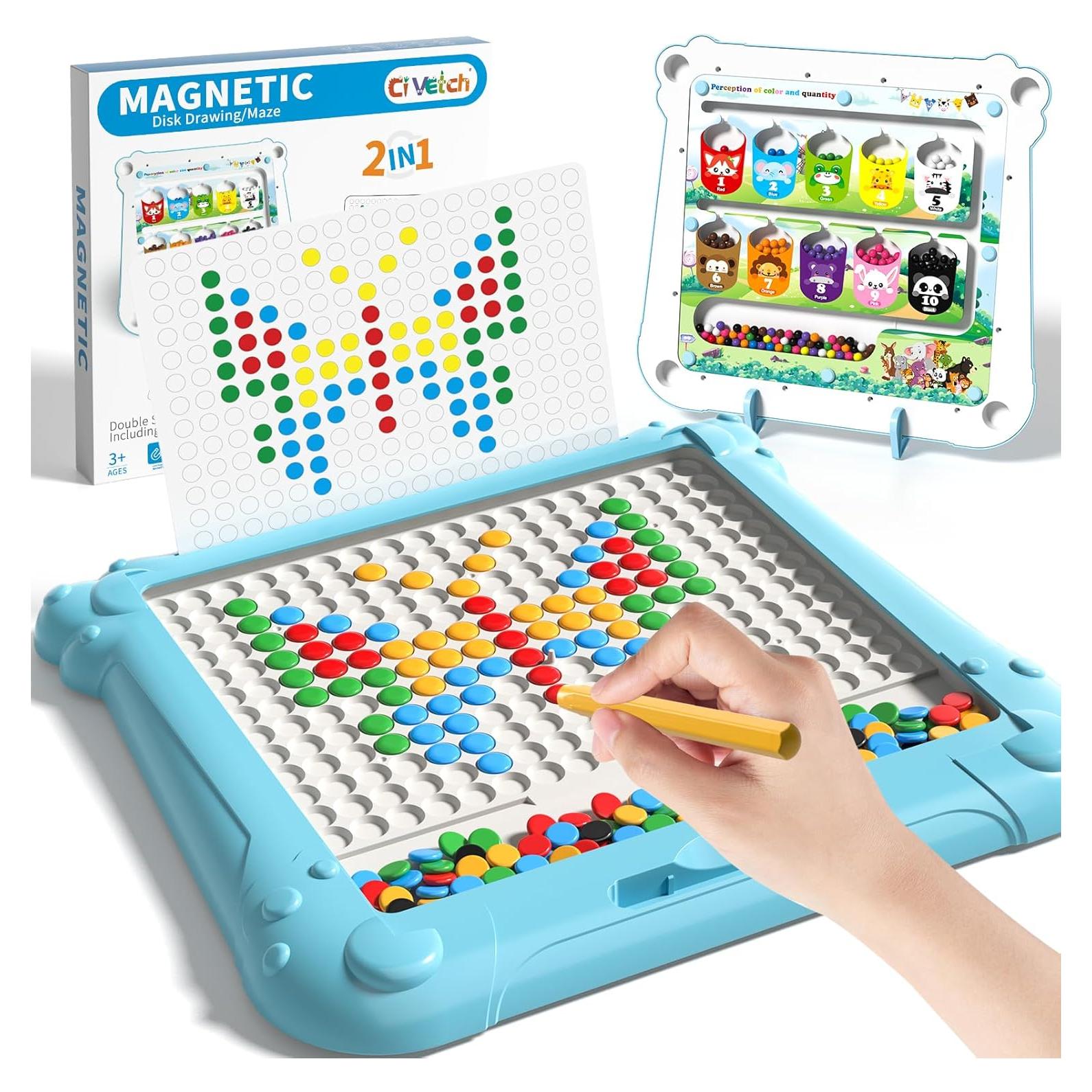 Tablero de Dibujo Magnético 2-en-1 JIA XU para Niños
