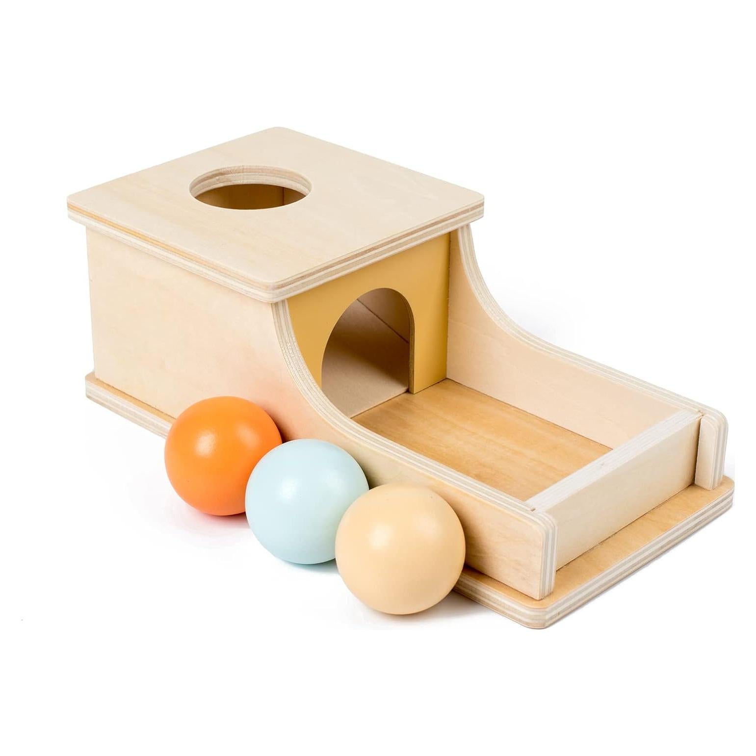 Juguete Montessori Edición Ocupada Caja de Permanencia 6-36 meses