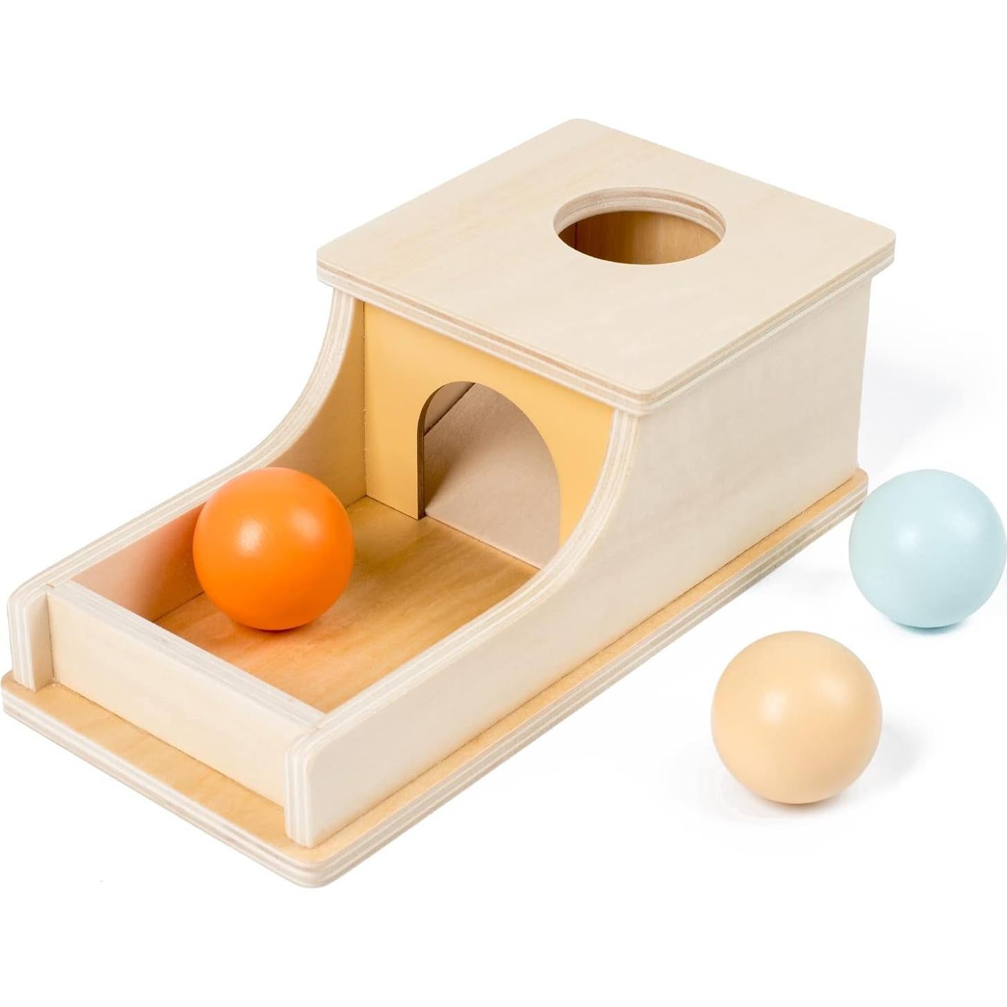 Juguete Montessori Edición Ocupada Caja de Permanencia 6-36 meses