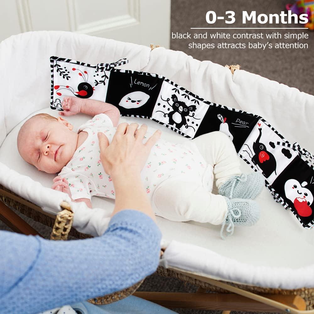 Libro para Bebés en Blanco y Negro - teytoy - 0 a 6 meses