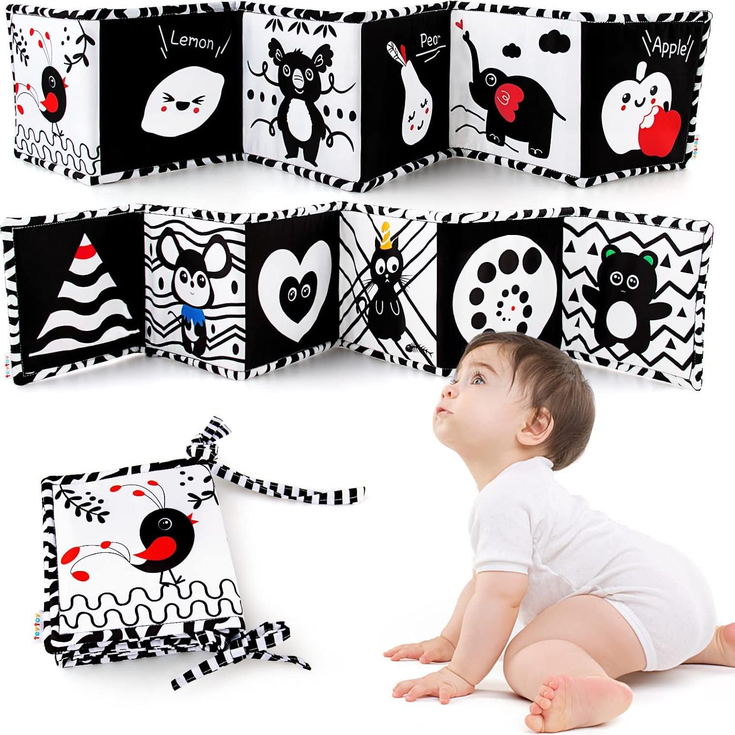 Libro para Bebés en Blanco y Negro - teytoy - 0 a 6 meses