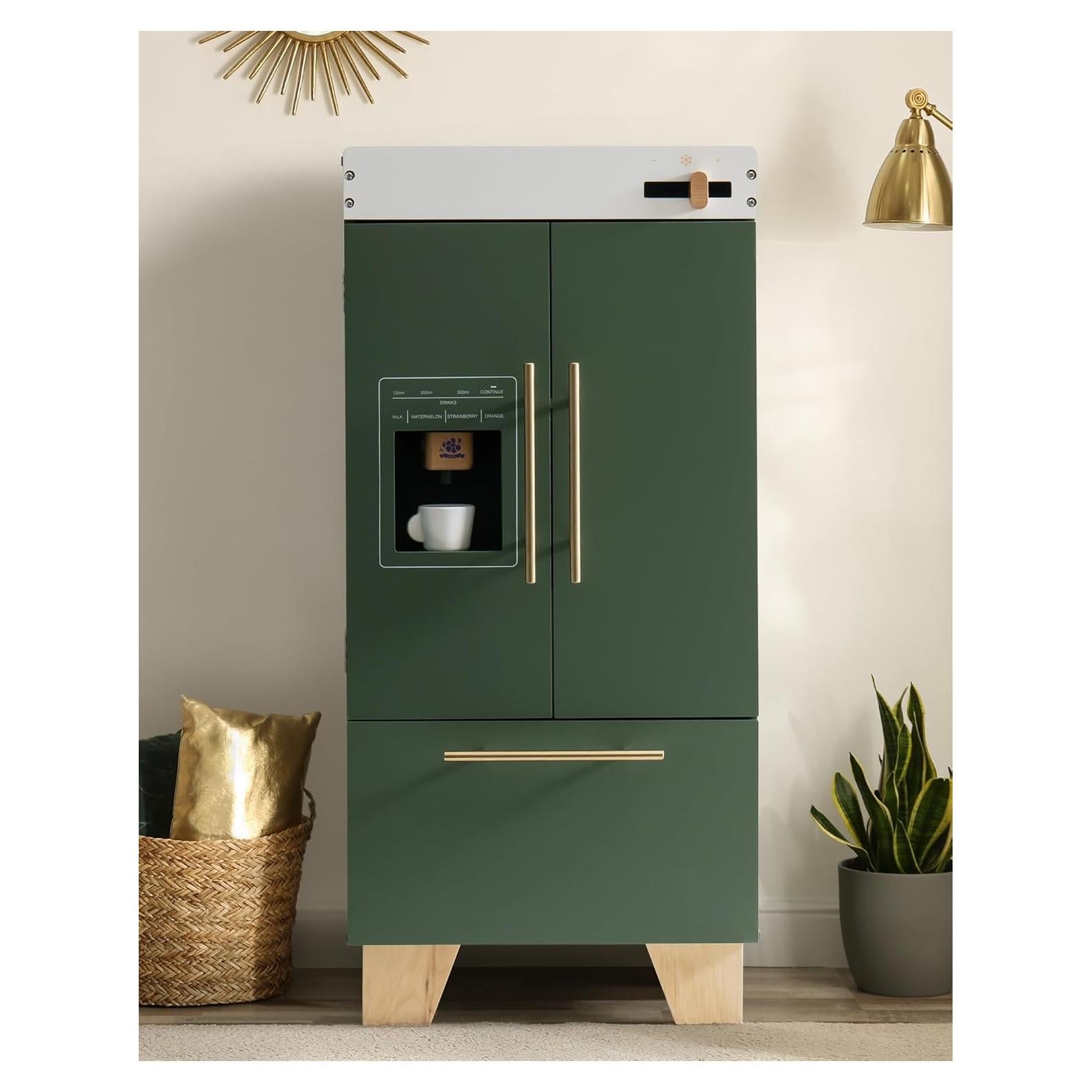 Juguete Nevera de Madera ROBOTIME Verde Vintage 77.5x35 cm