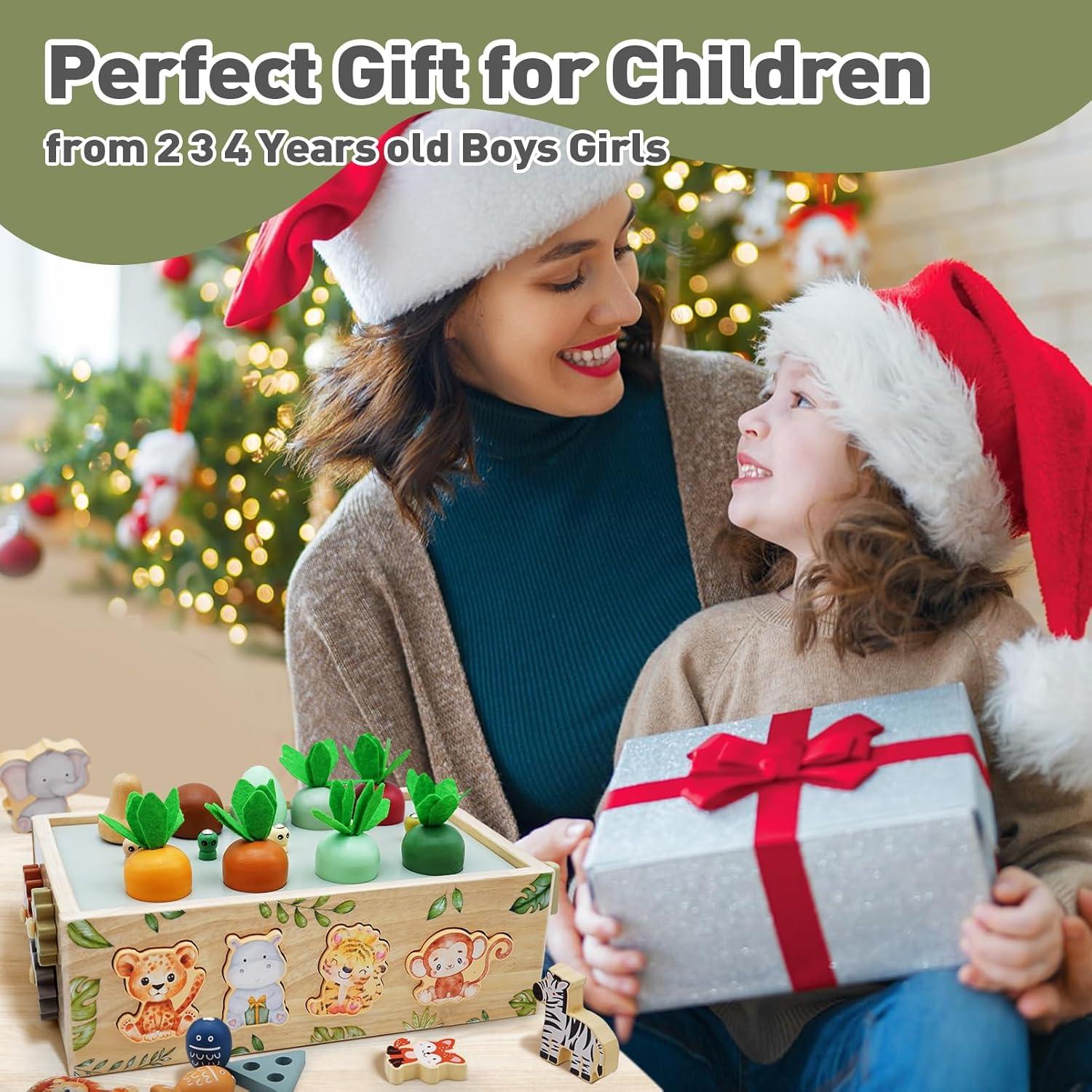 Juguete Montessori de Madera 9 en 1 Auezona para Niños 1-4 Años