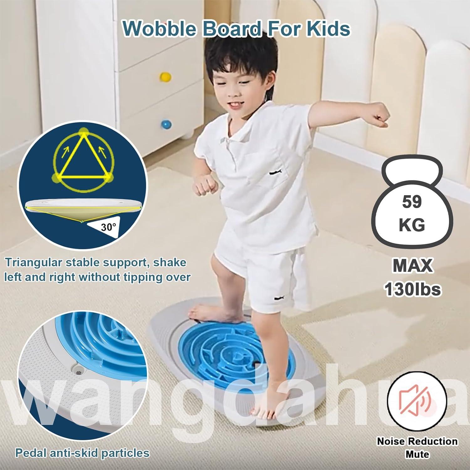 Tabla de Equilibrio Wangdahua 53x39 cm con Laberinto y Pelotas