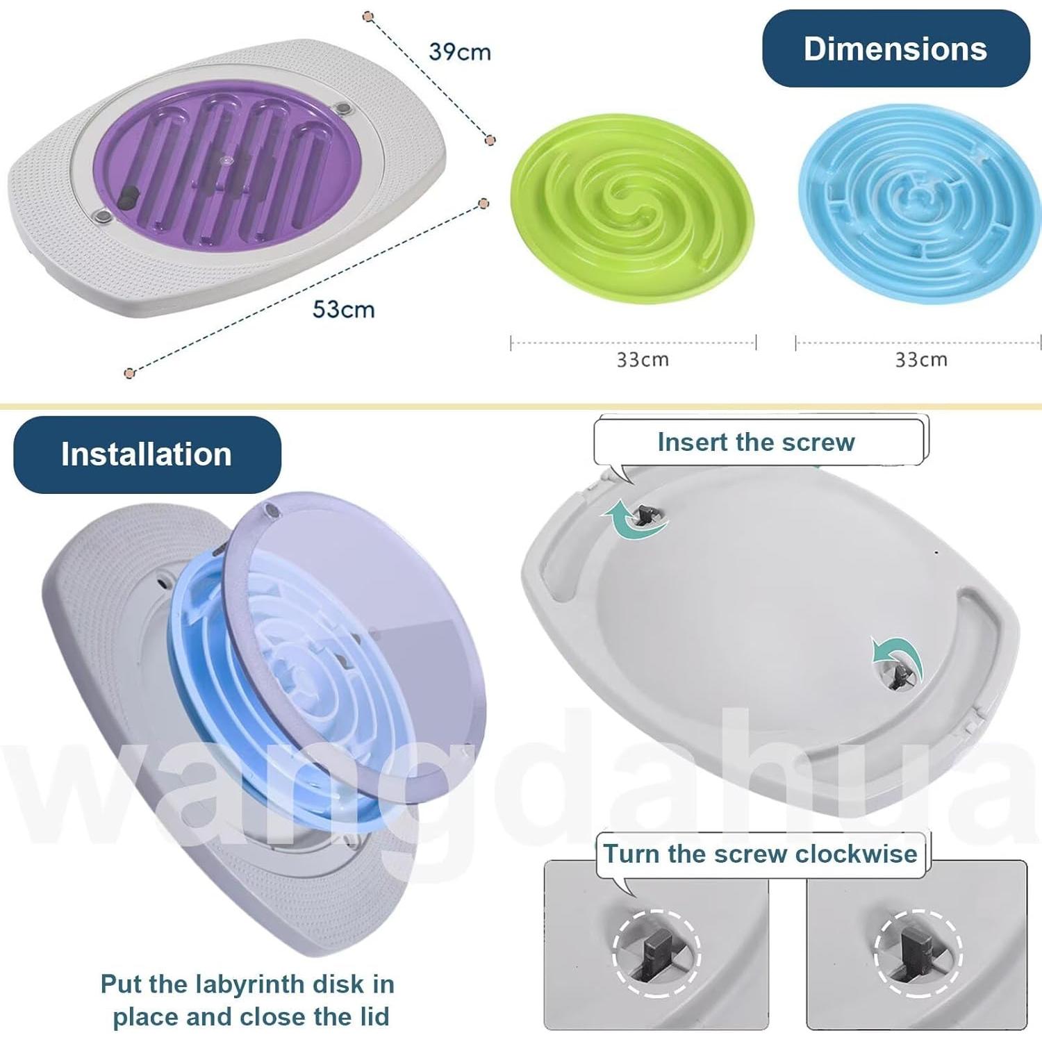 Tabla de Equilibrio Wangdahua 53x39 cm con Laberinto y Pelotas