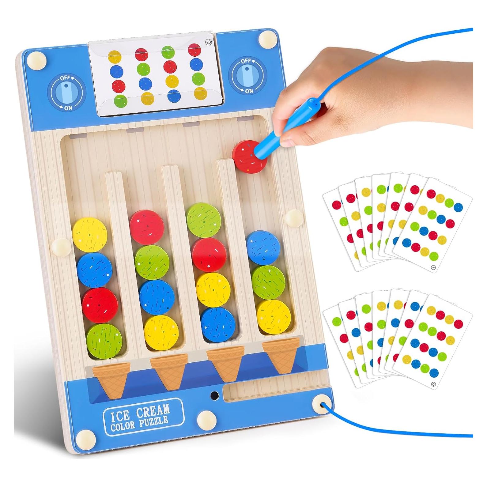 Juguete Educativo Sensorial de Madera TMGOT para Niños 4-7 Años