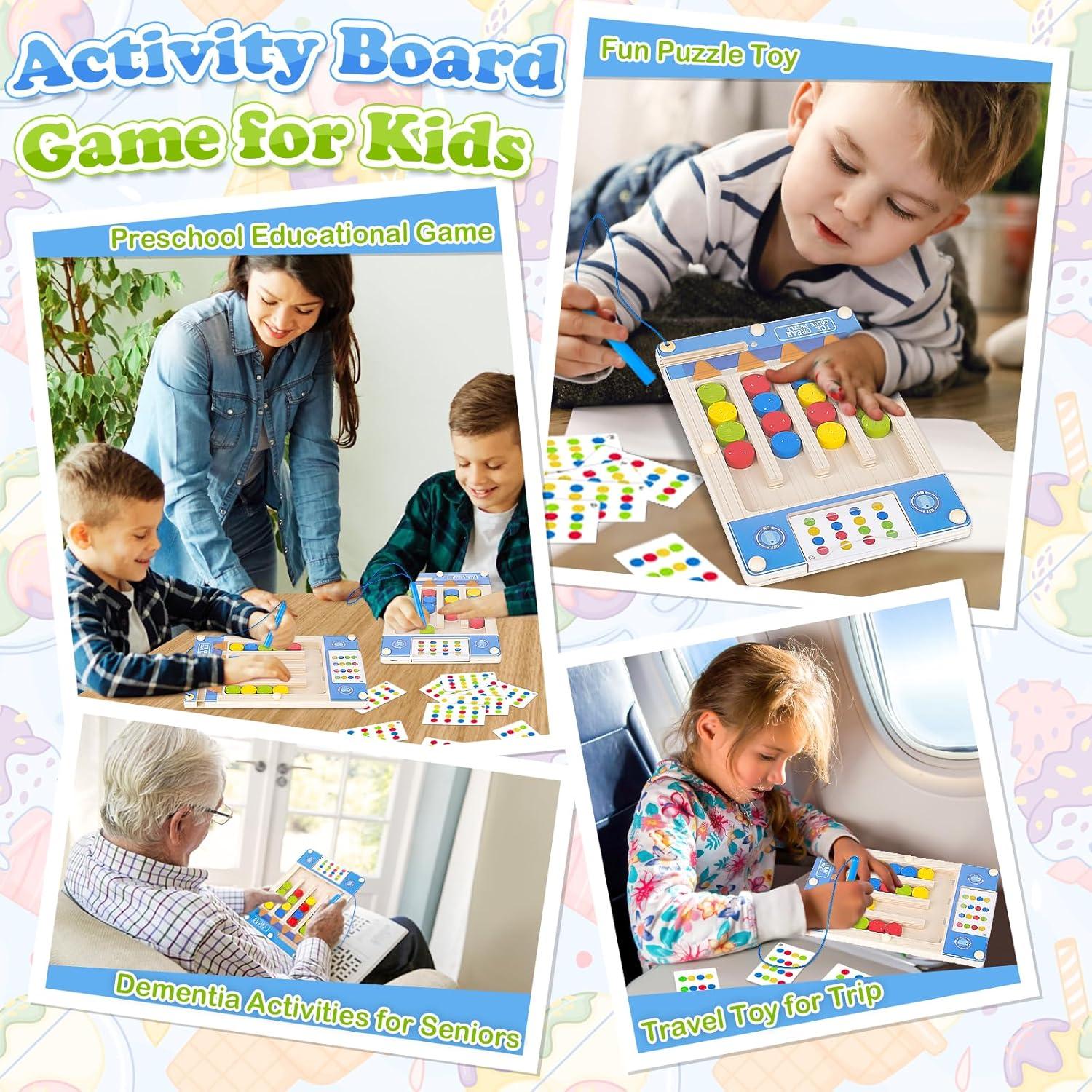 Juguete Educativo Sensorial de Madera TMGOT para Niños 4-7 Años