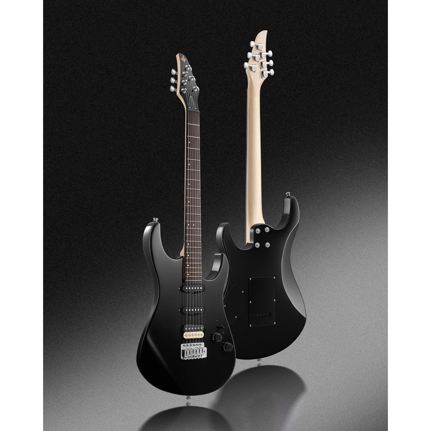 Guitarra Eléctrica Donner DMT-66 39" para Principiantes Negra