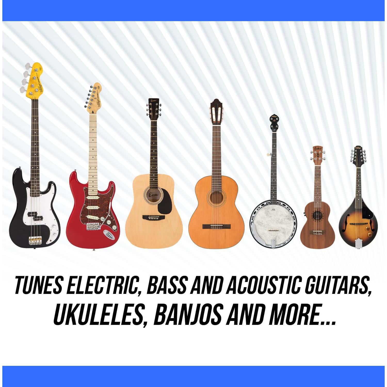 Afinador SNARK AIR-1 Recargable para Guitarra y Bajo