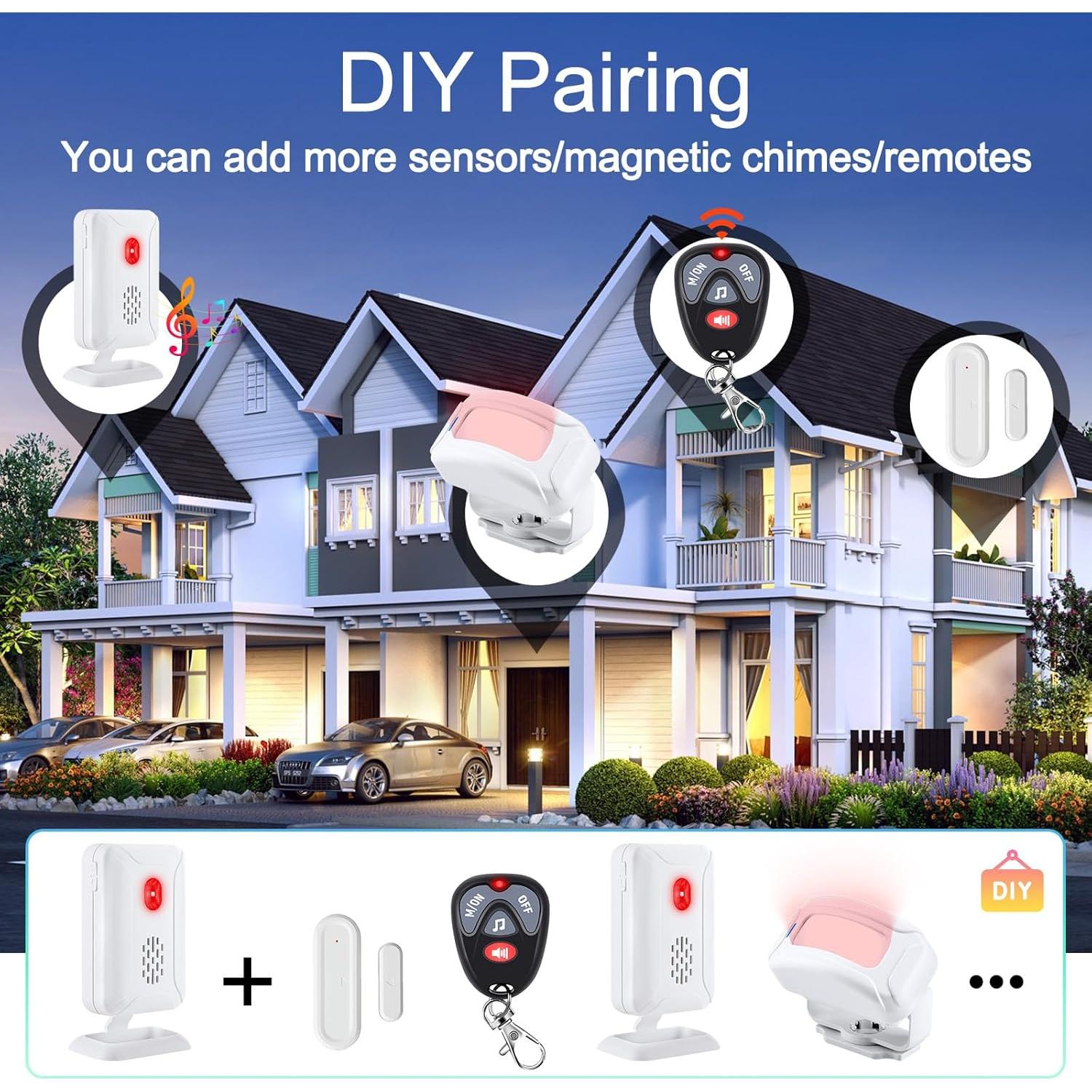 Timbre Inalámbrico KCMYTONER con Sensor de Movimiento 280m