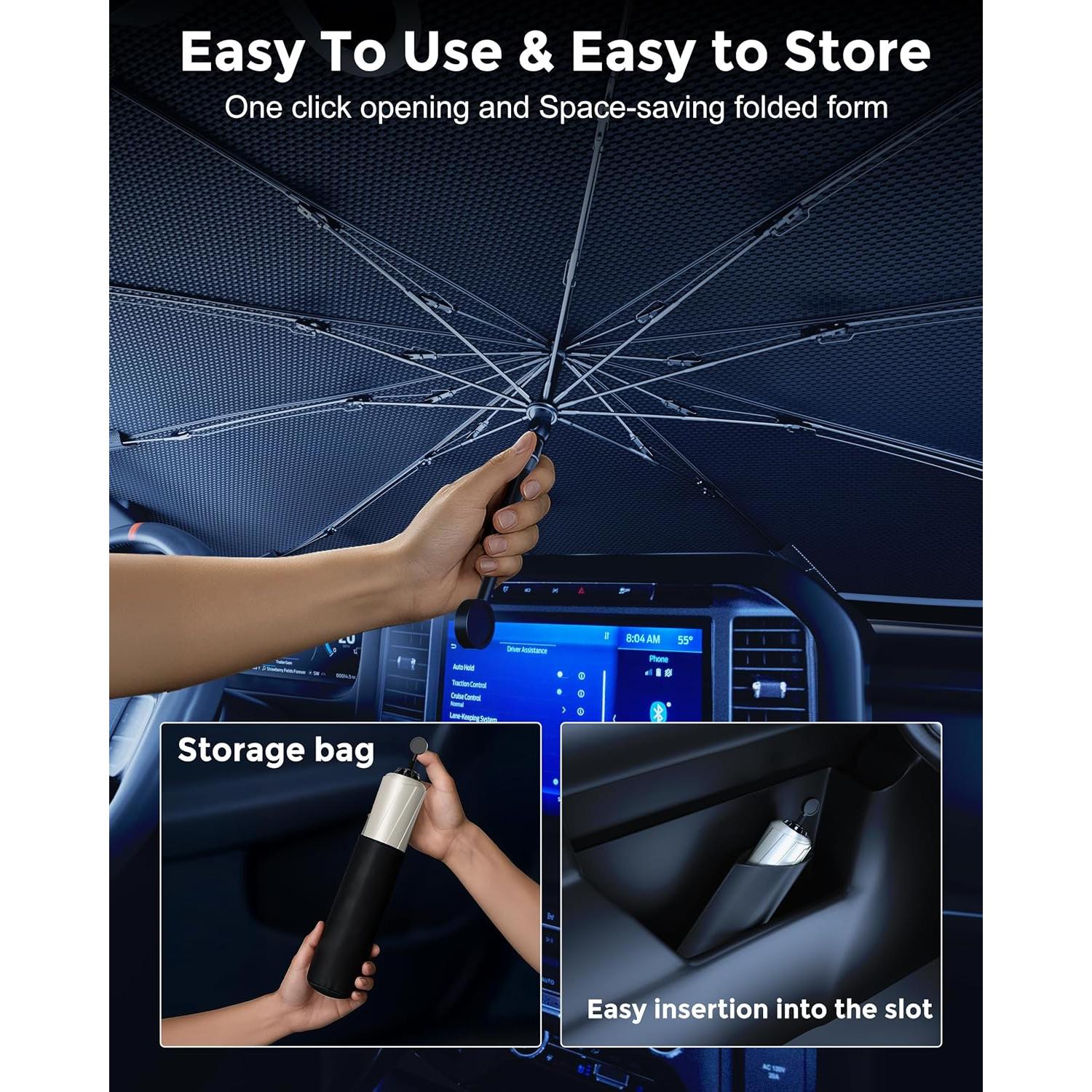 Parasol Weektic para Parabrisas de Camiones Pickup - 5 Capas