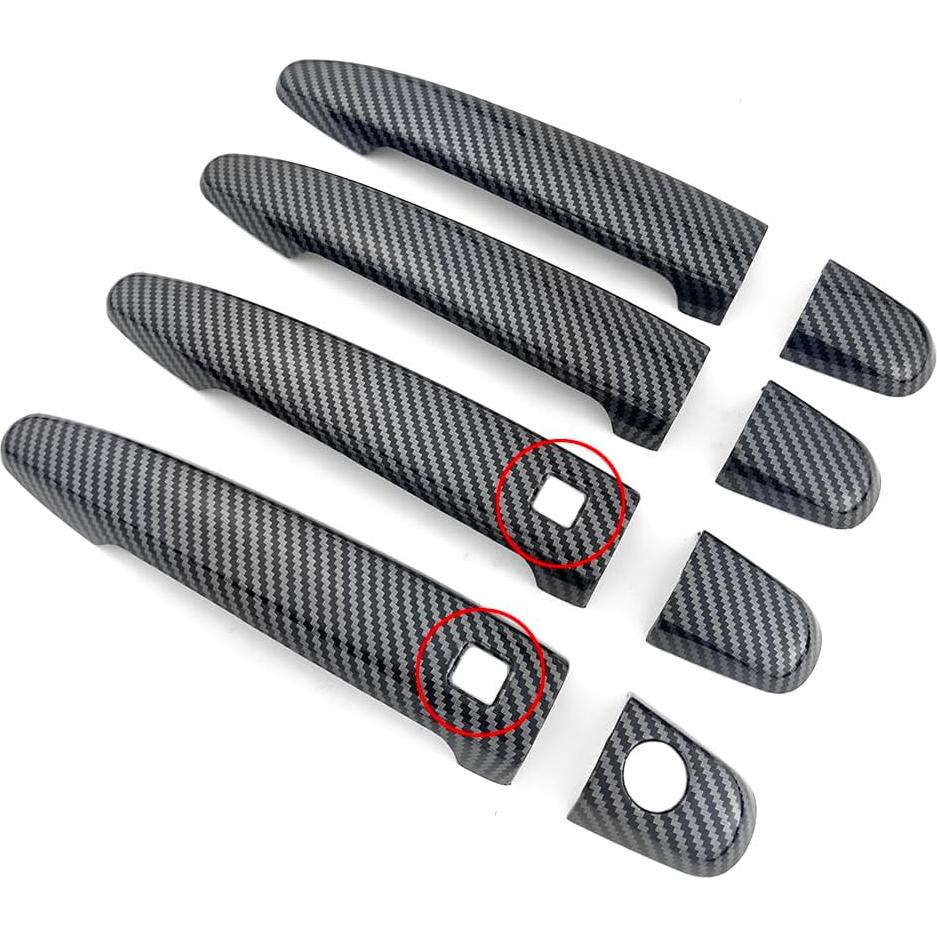 Cubierta de Manija de Puerta ABS Dakitita para Toyota Camry/Avalon/Sienna/Tacoma