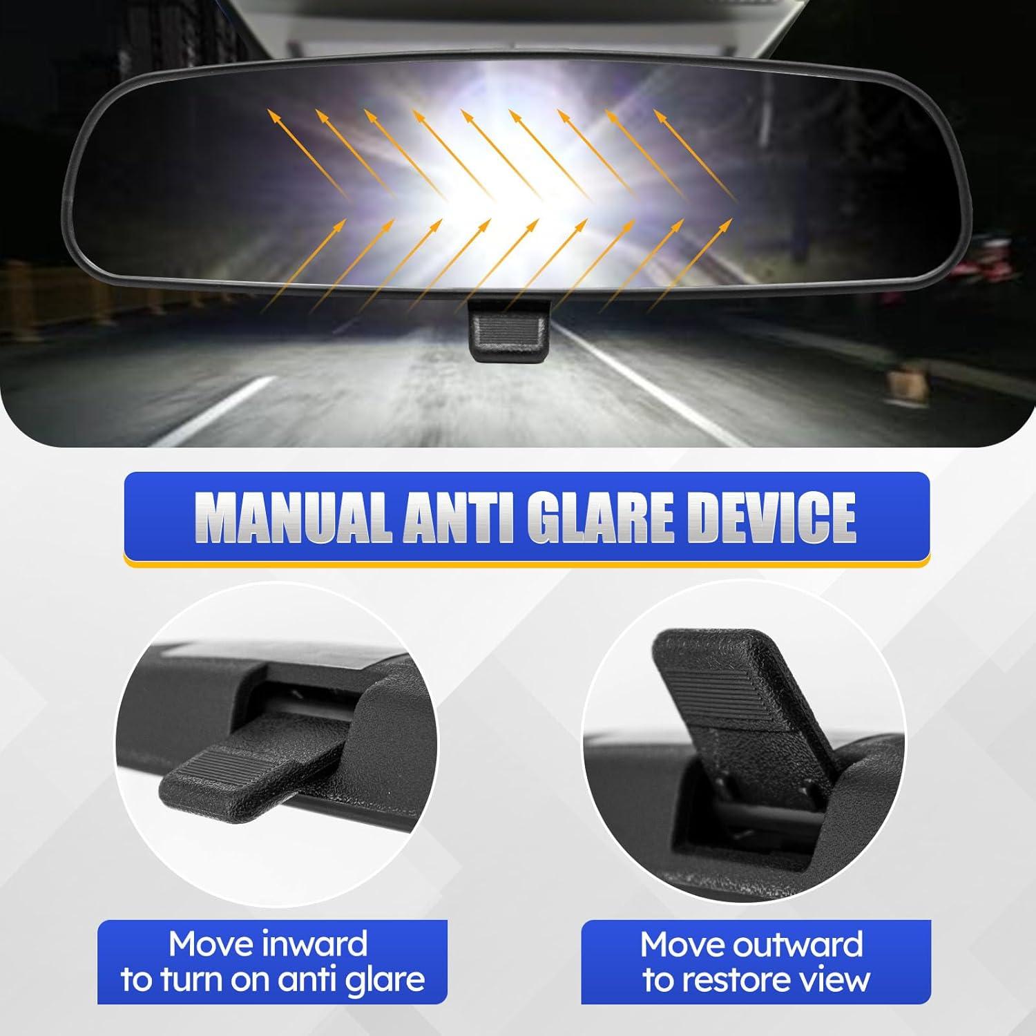 Espejo Retrovisor Interior X4XZ 24 cm Anti-Reflectante Honda