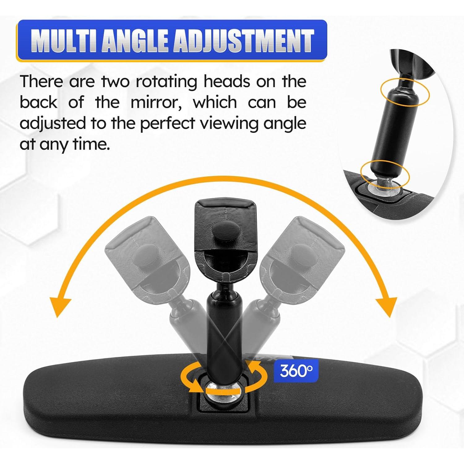 Espejo Retrovisor Interior X4XZ 24 cm Anti-Reflectante Honda