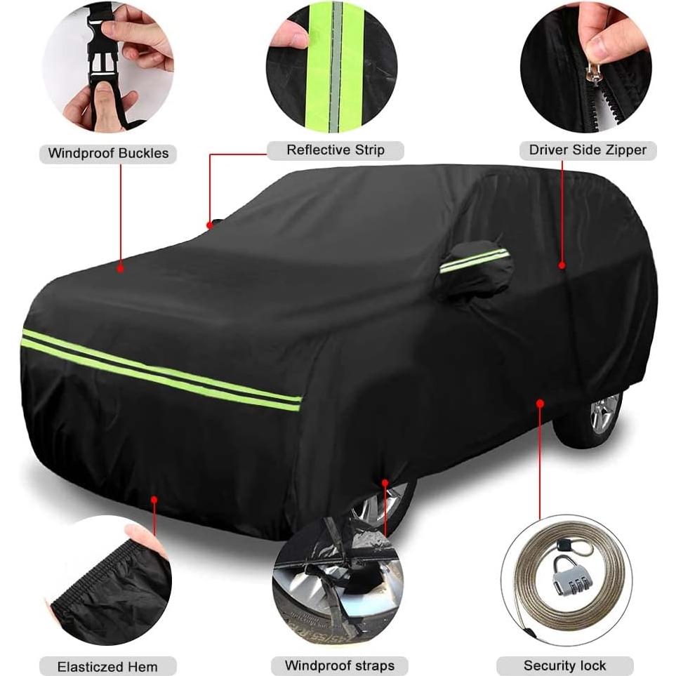 Funda de Coche Impermeable SAPUBK para Toyota 4Runner 2002-2025