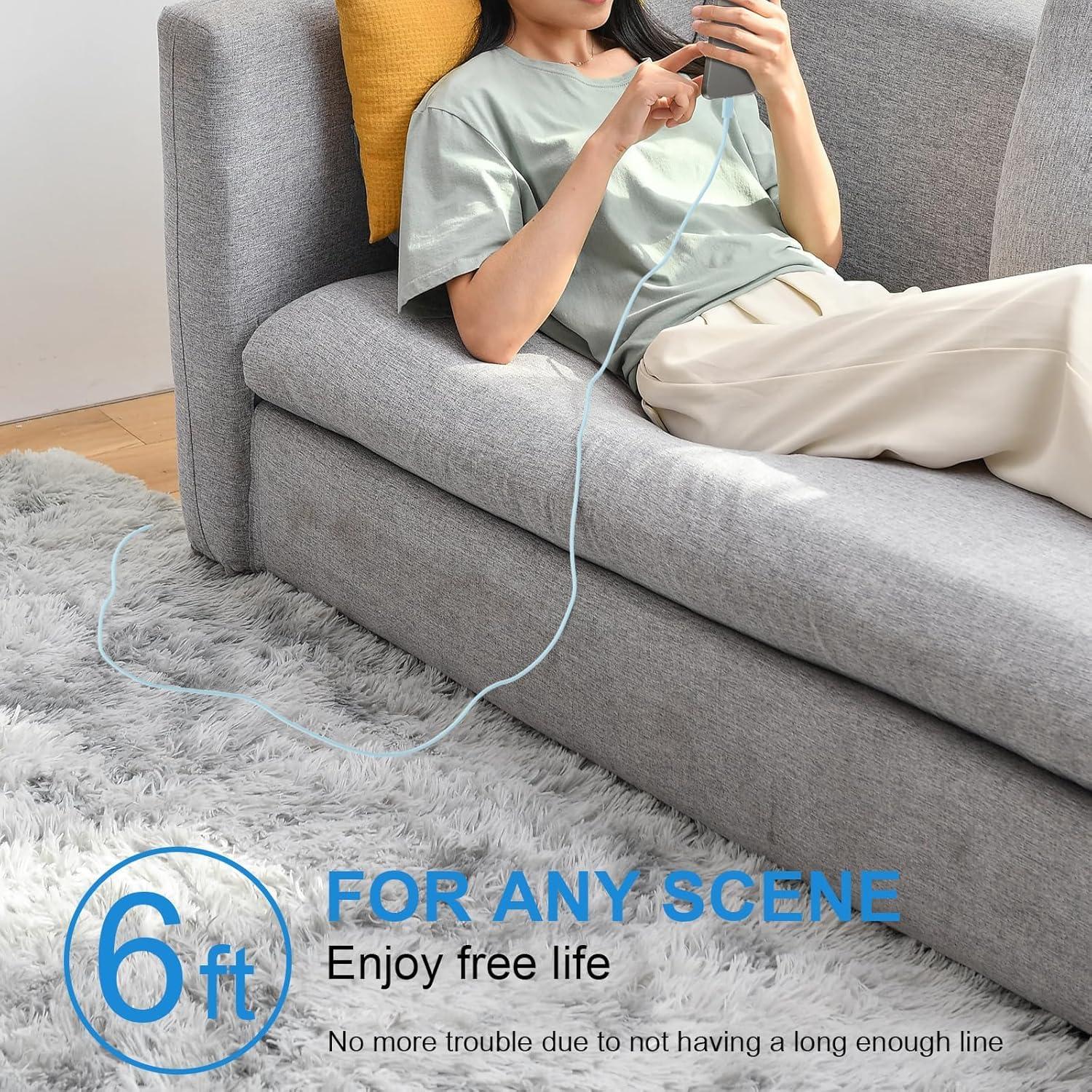 Cargador Rápido USB-C 20W Arparnar para iPhone 16/15 y iPad