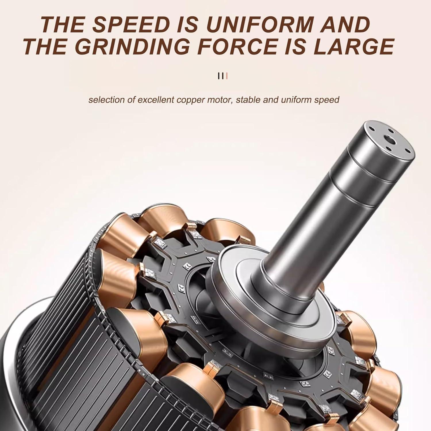 Molino de café eléctrico portátil ZDFRBJG 40 configuraciones