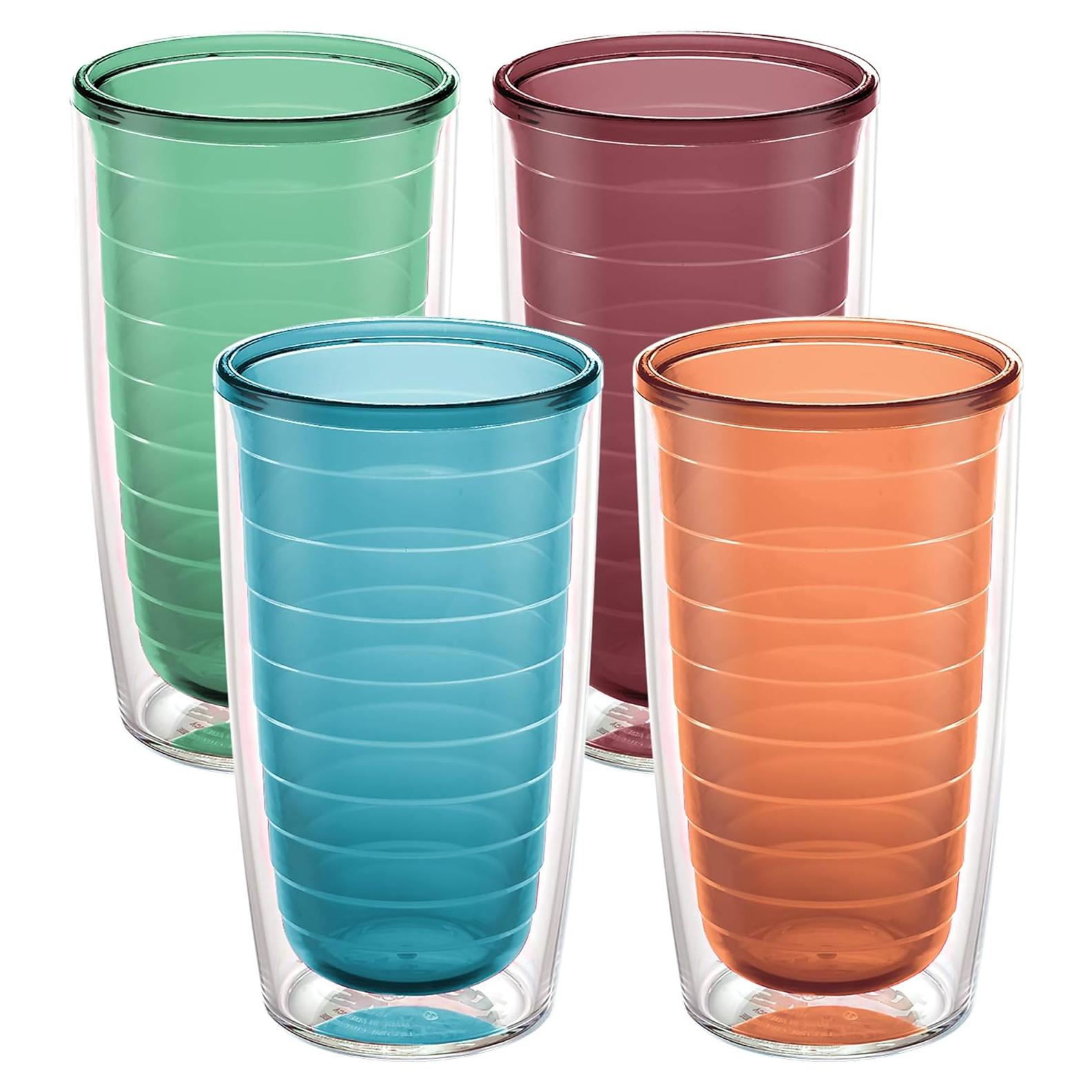 Vasos Aislados Tervis 16oz (0.47L) - 4pk Coloridos