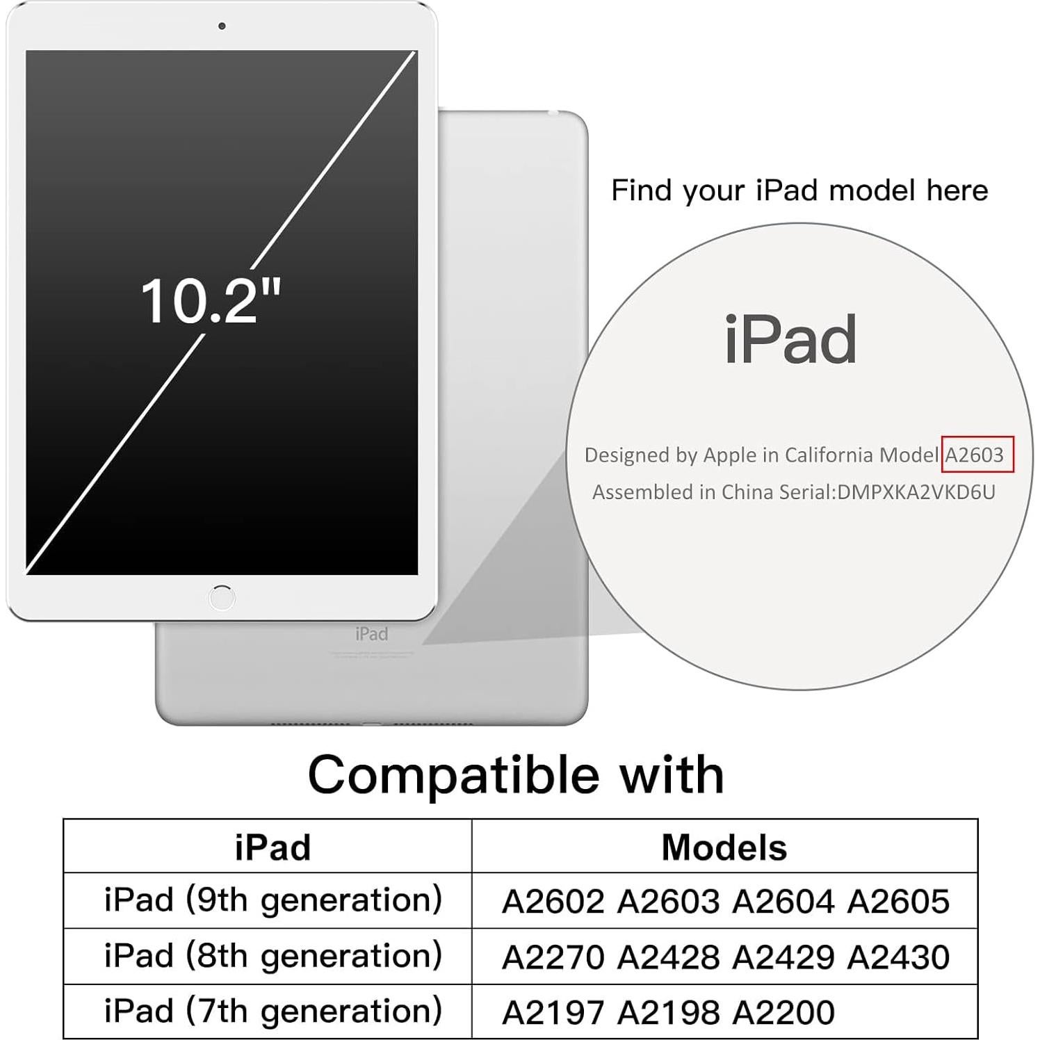 Funda Rotativa JETech para iPad 9/8/7 10.2" Oro Rosa