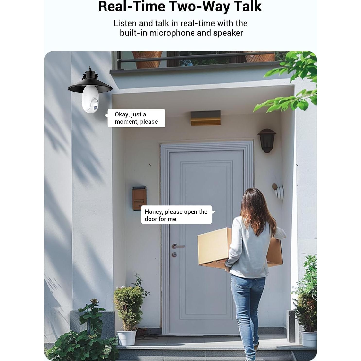 Cámara de Seguridad Inalámbrica Rocktone Tipo Bombilla 1080p