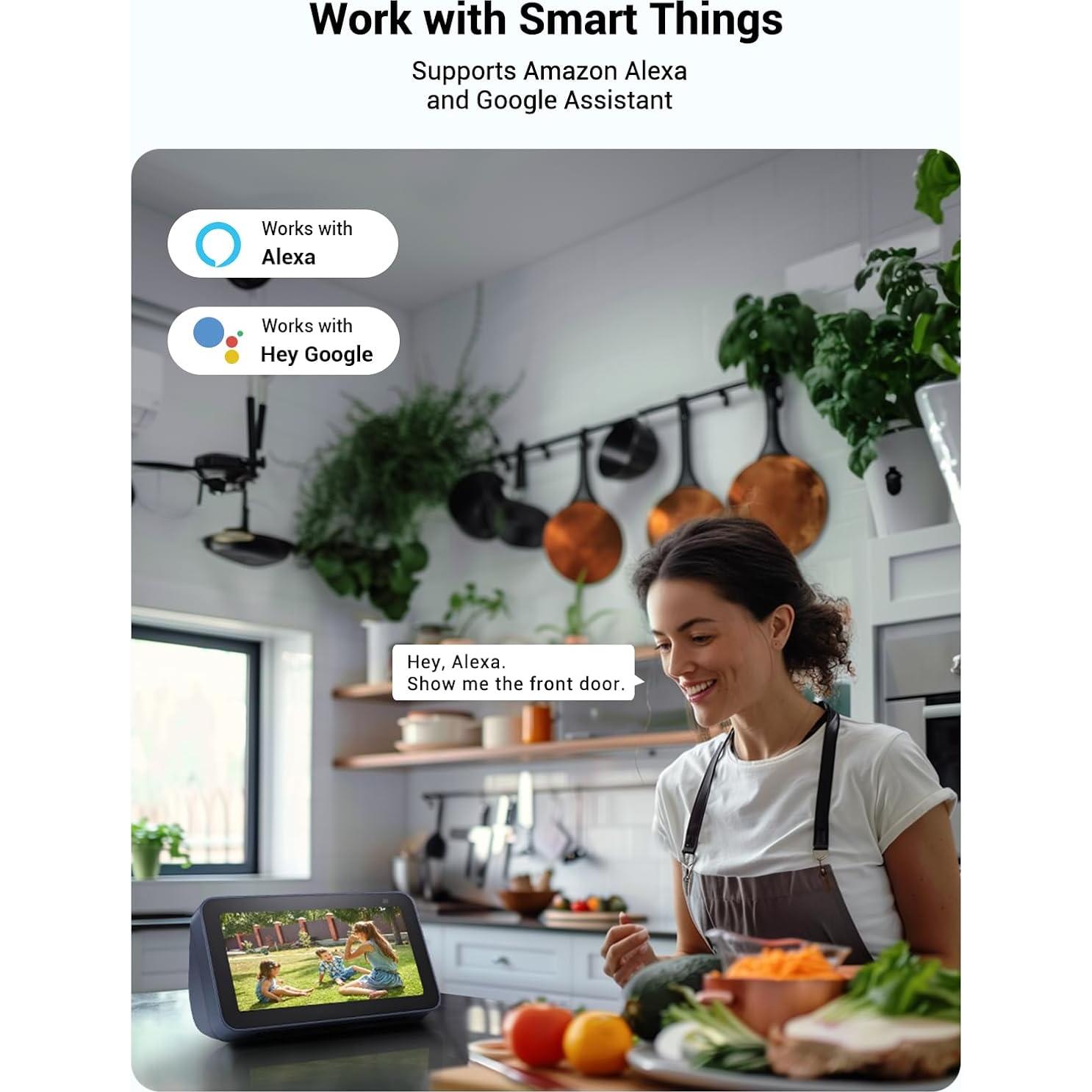 Cámara de Seguridad Inalámbrica Rocktone Tipo Bombilla 1080p